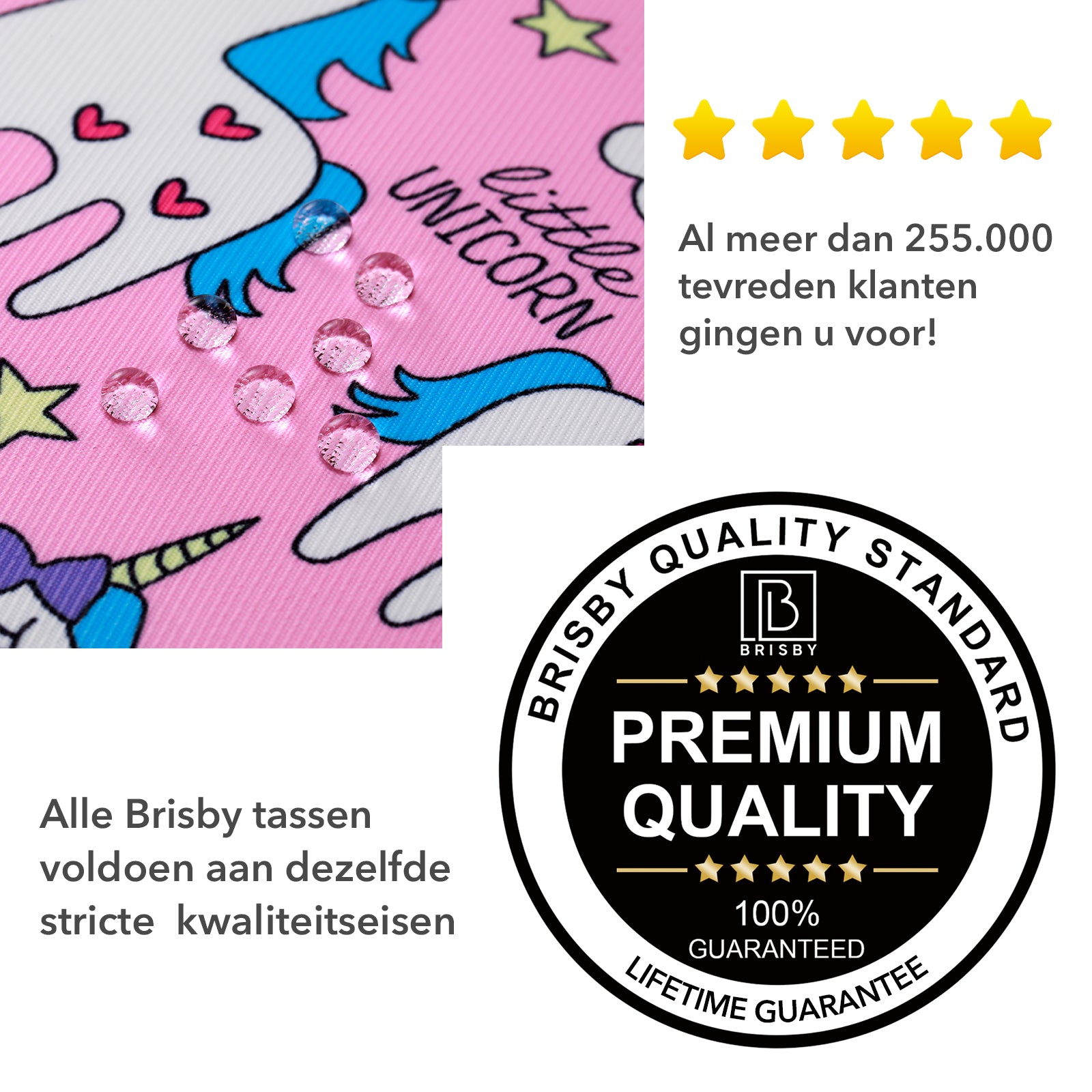 Brisby Koeltas & Lunchtas 2,5 Liter voor Kinderen - Inclusief Koelelement & Naamkaartje - Eenhoorn - Unicorn