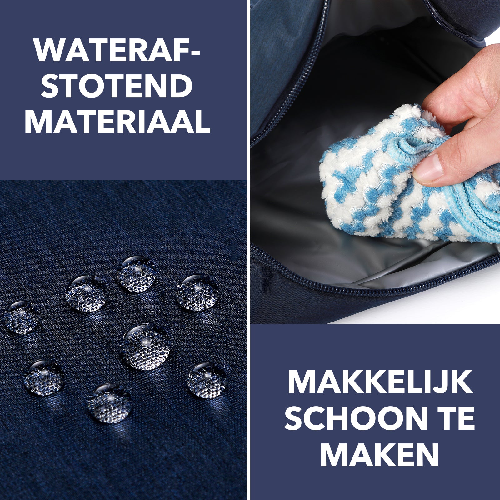 Brisby Koeltas Lunchtas 4L - Waterafstotend - Geïsoleerde Kolftas - Inclusief Koelelement - Blauw