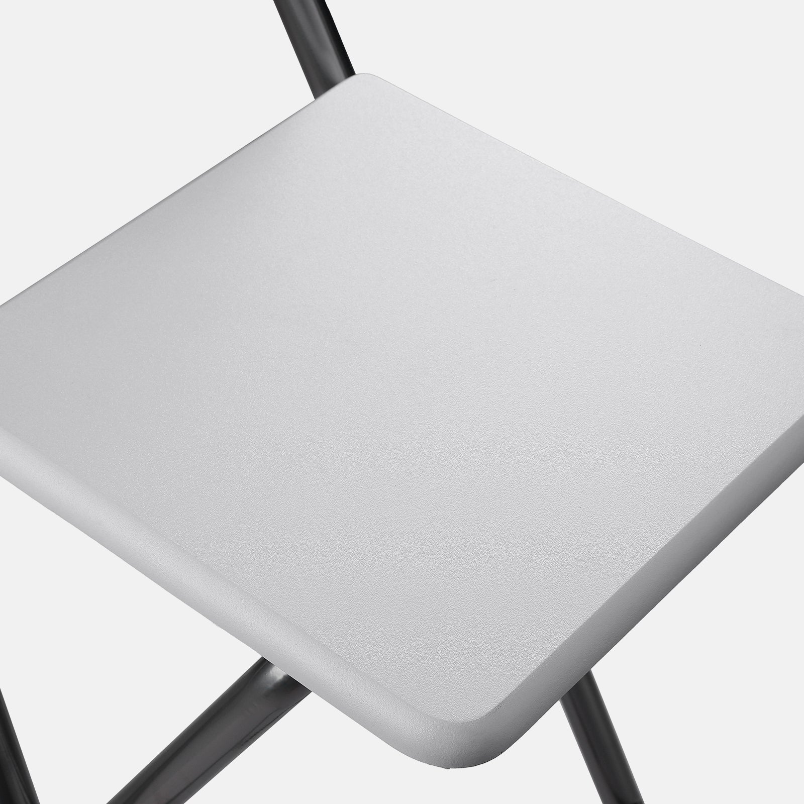 4x folding bar stool white - 100 kg load capacity - for standing table and bar