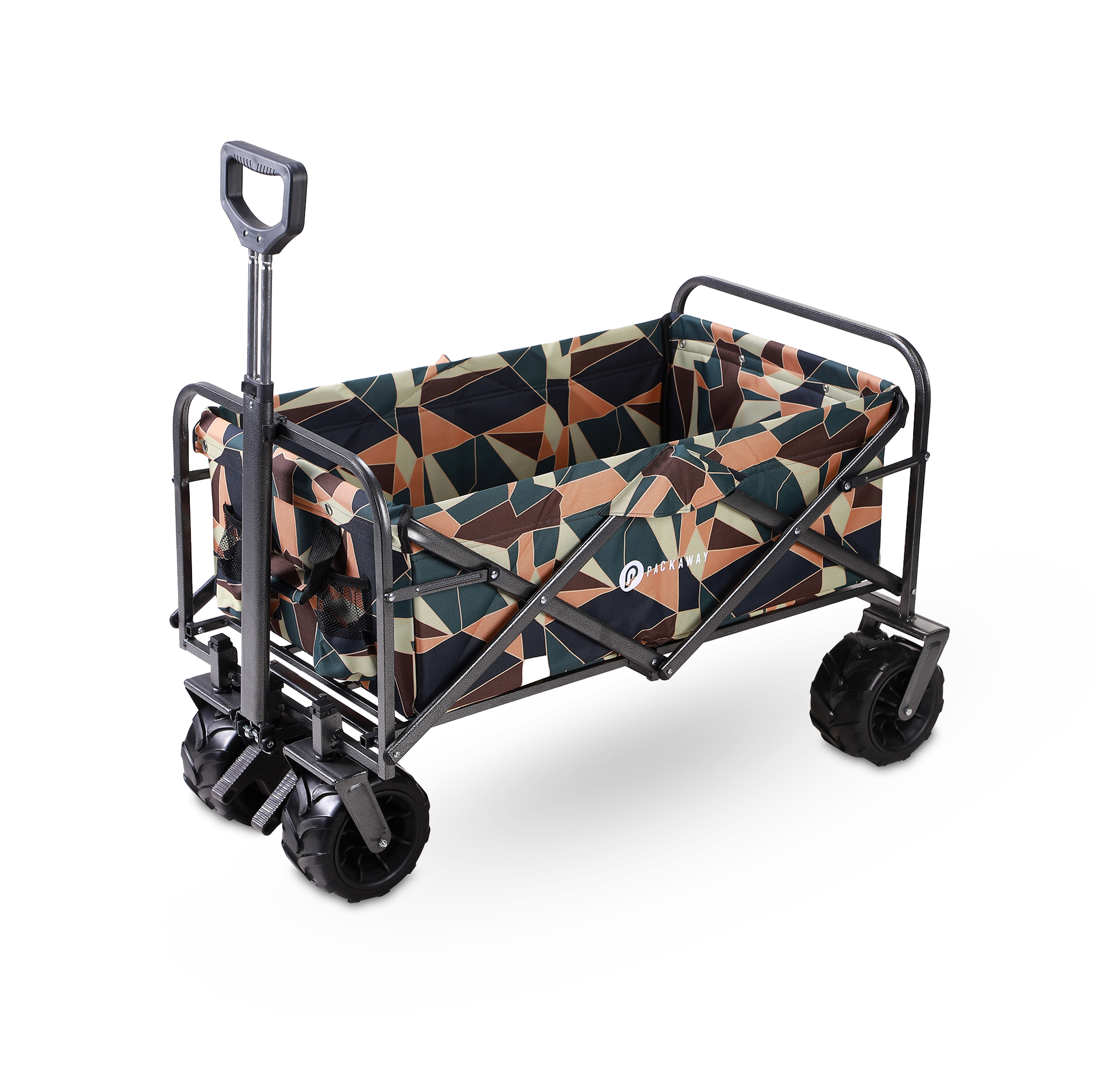 Packaway Bolderkar XL 80kg abstract colours - opvouwbaar - heavy duty - wasbaar