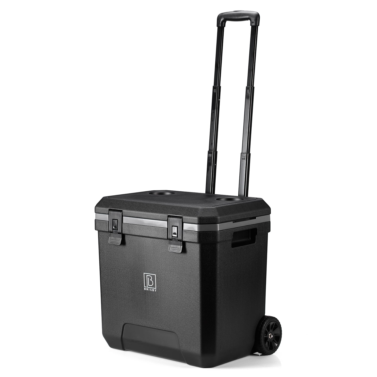 Koelbox trolley 40 zwart - Telescopisch handvat - incl. 4 koelelementen