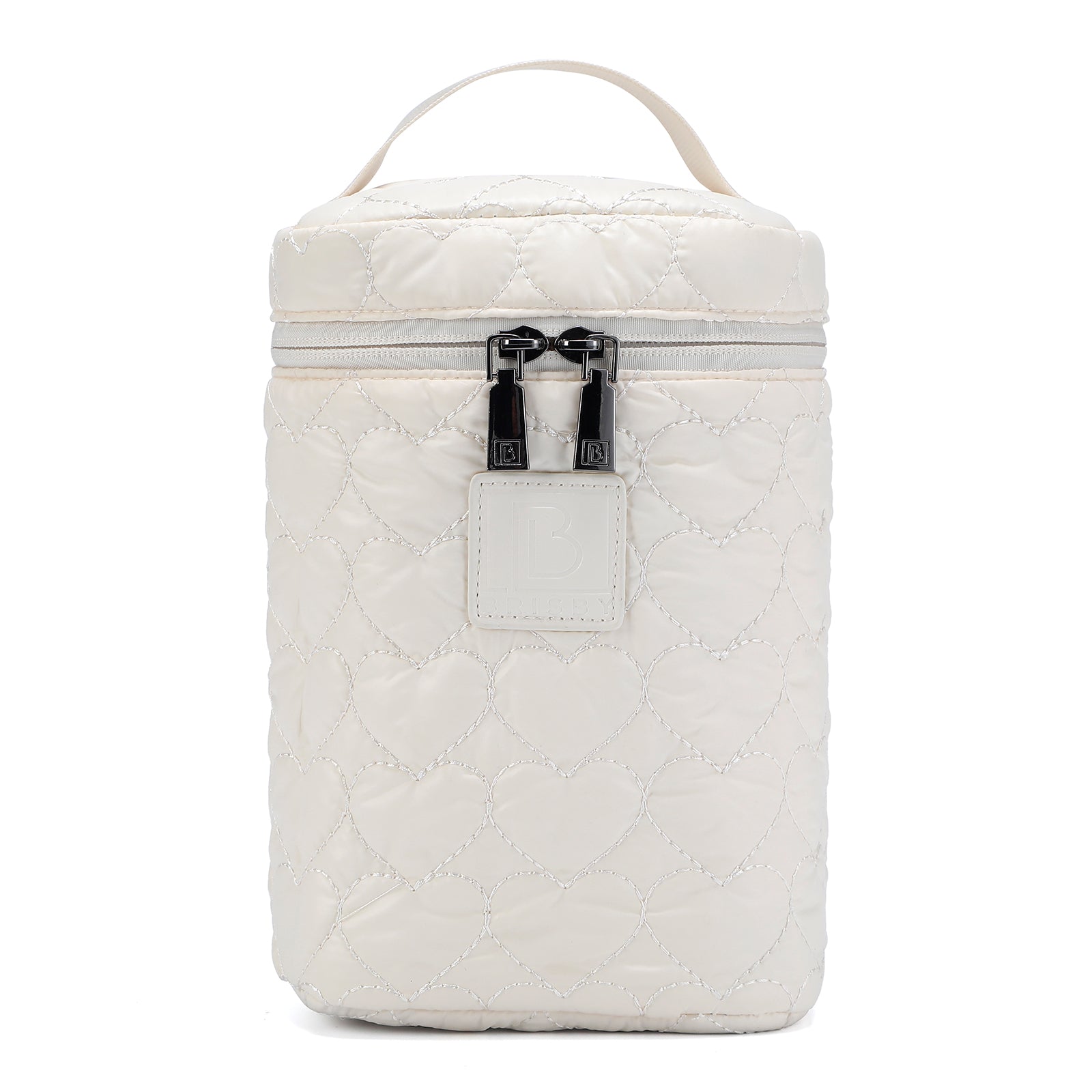 Florence diaper bag 17L cream - shoulder bag, changing bag - hard-wearing - incl. cool bag, changing mat and stroller hooks - nylon