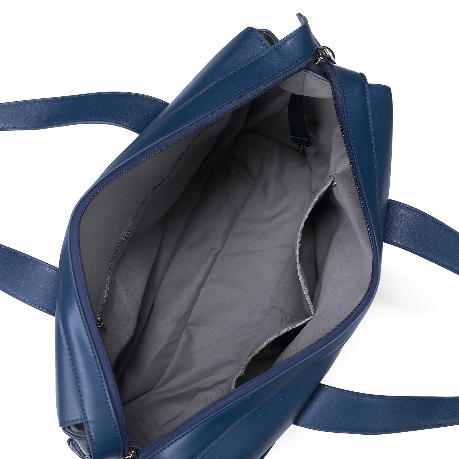 Venezia weekend bag blue - shoulder bag - travel bag - hand luggage - hard-wearing - incl. hanging hooks - PU leather
