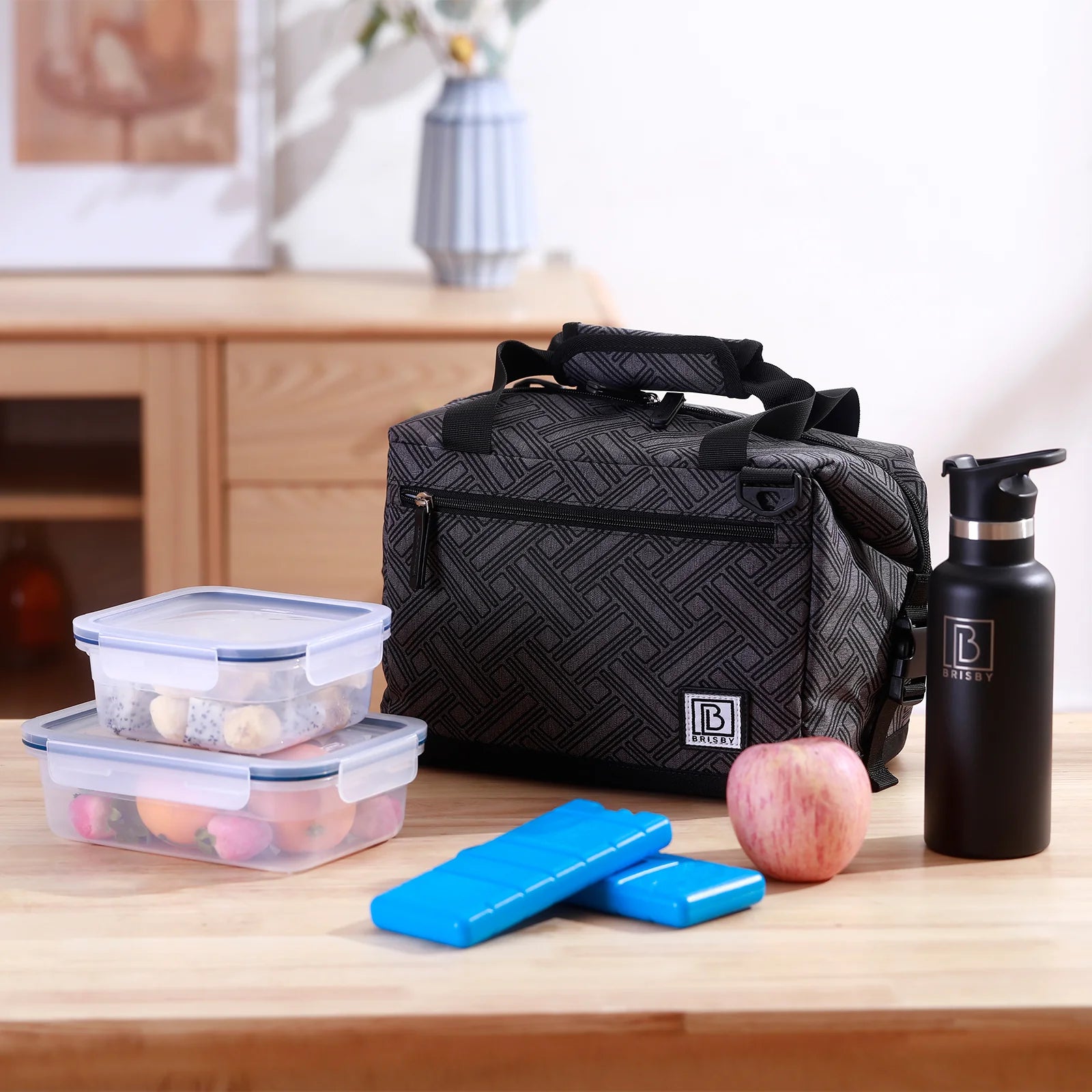 Cooler bag 12L avant - Lunch bag - 4-layer insulated - extra space foldable - 2 free cooling elements - incl. shoulder strap