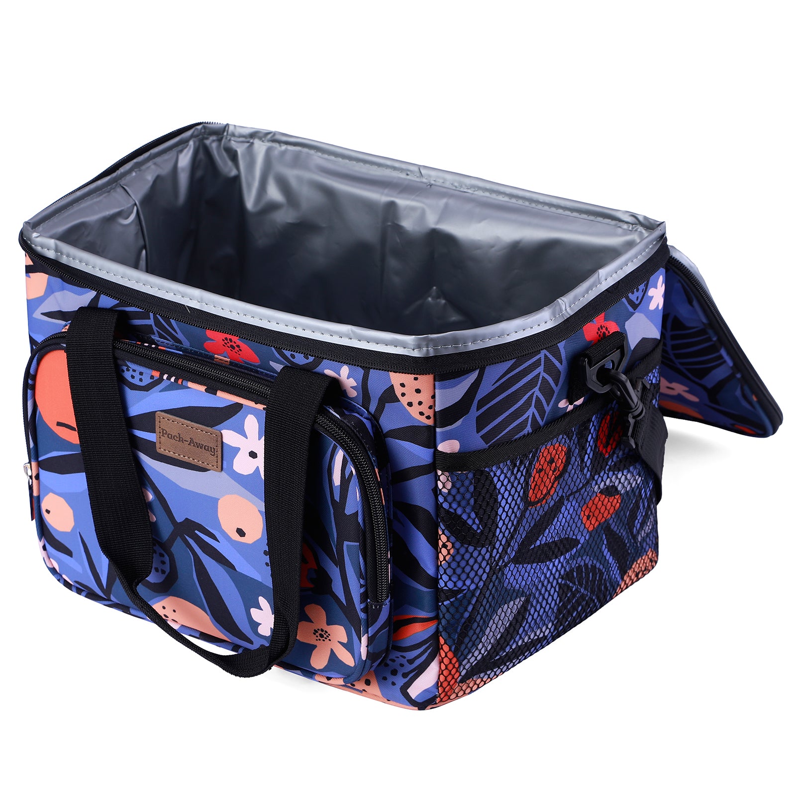 Cooler bag 15L valencia - lunch bag - 4-layer insulated - foldable - incl. 2 free cooling elements and carrying strap