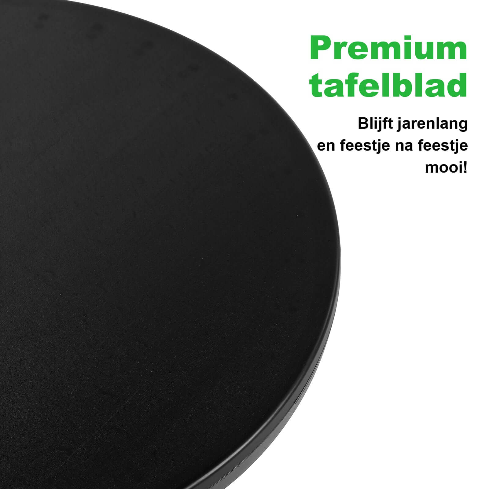 Bardi 2 x Salontafel - Bijzettafel Inklapbaar 60 x 74cm - Zwart