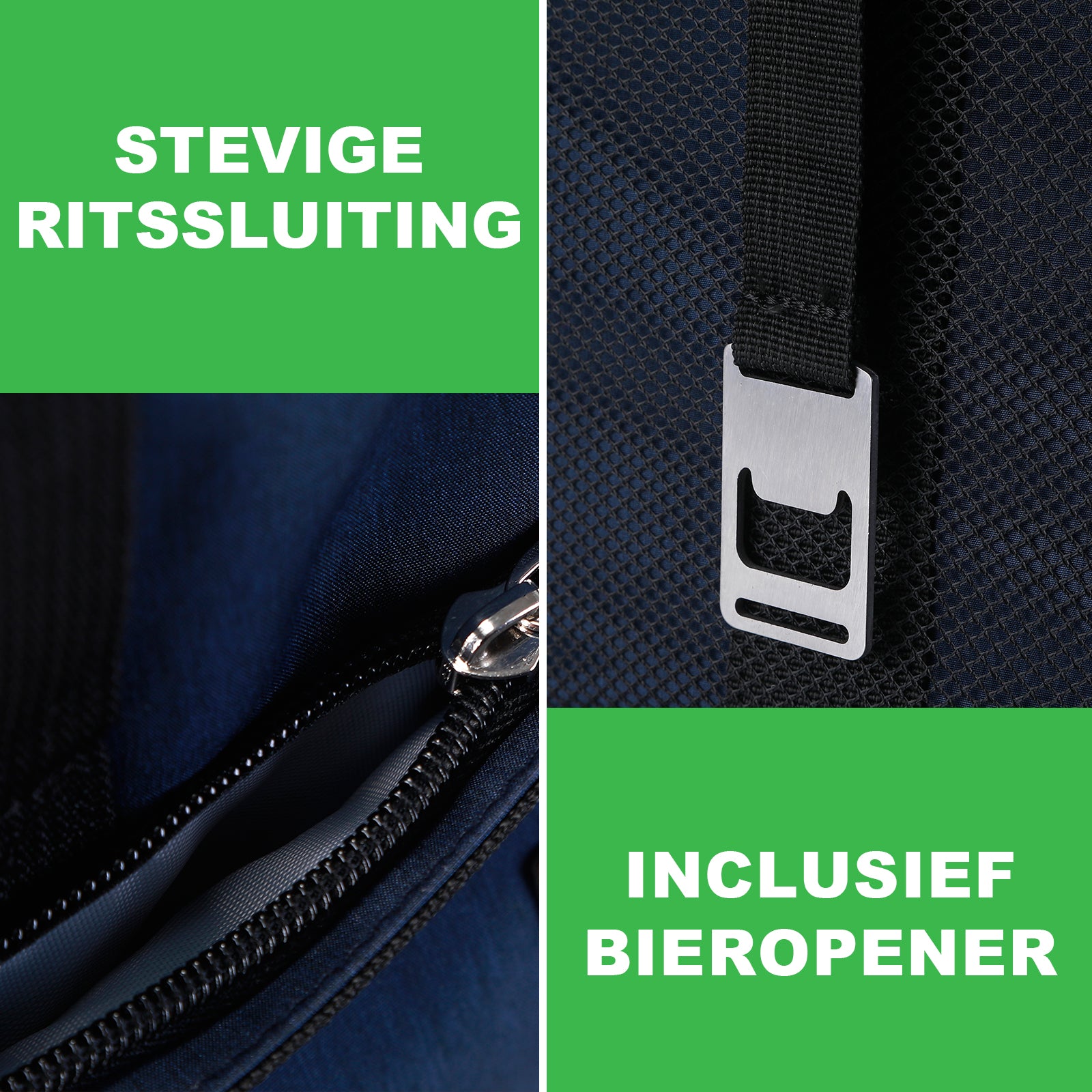 Packaway Koeltas 40L donkerblauw - incl. 6 koelelementen, draagband