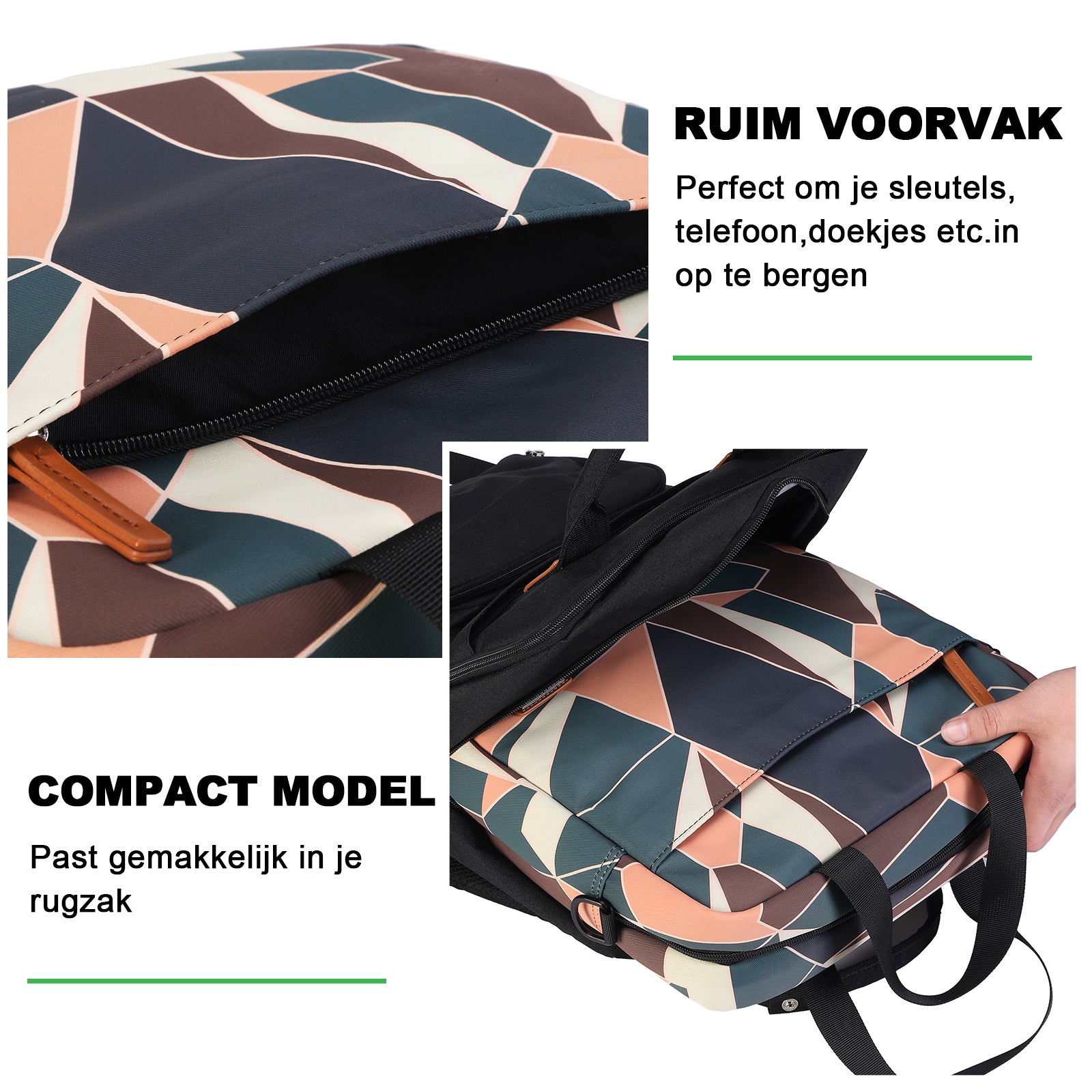 Brisby 4 Layer Insulated Cooler Bag - Lunch Bag 7 Litre - Abstract Colours