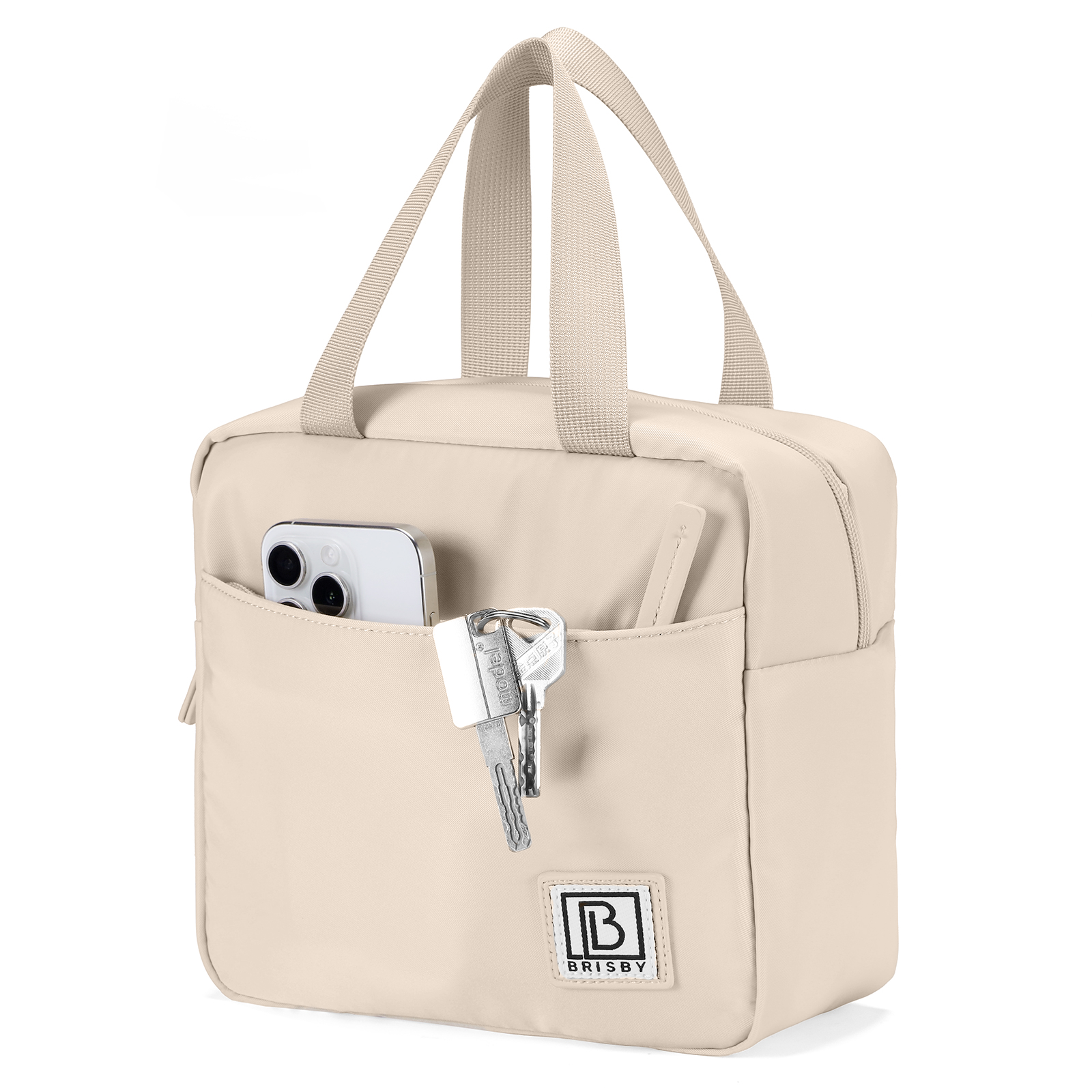 Brisby Koeltas 4 liter – Smooth Champagne – met koelelement – afneembare binnen voering