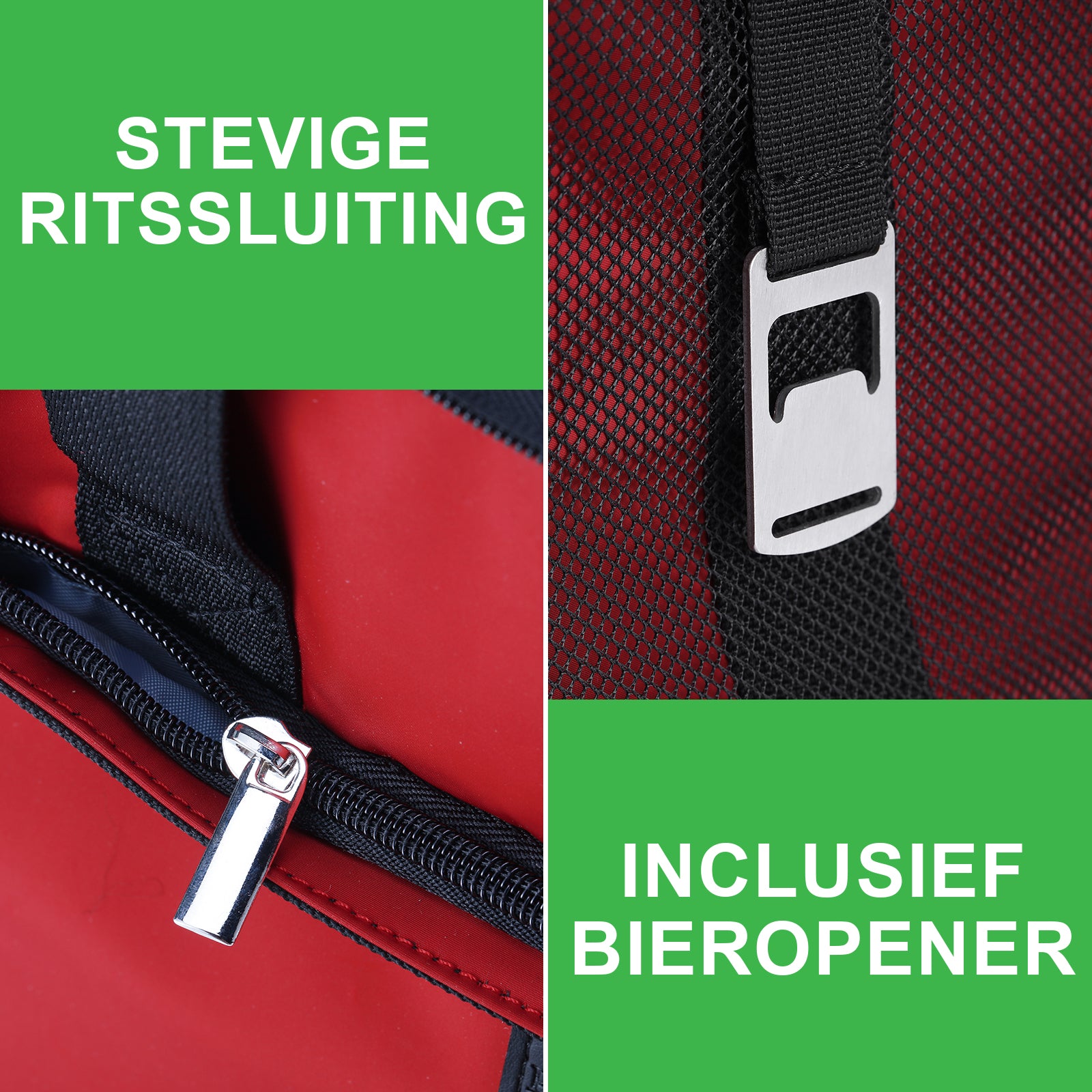 Packaway Koeltas 30L rood - incl. 4 koelelementen, draagband