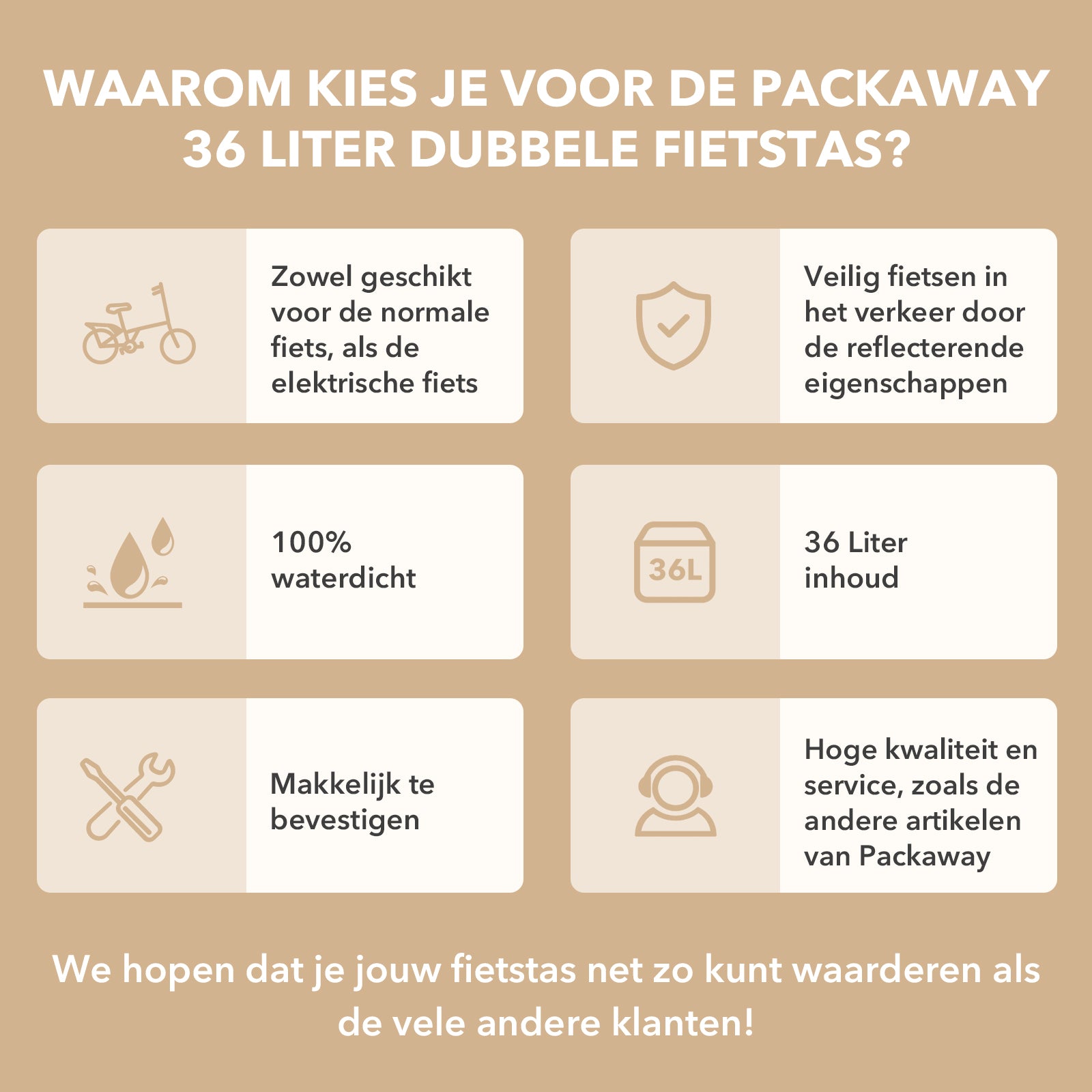 Packaway dubbele fietstas 36 liter waterafstotend met reflectie Pastel Blossom