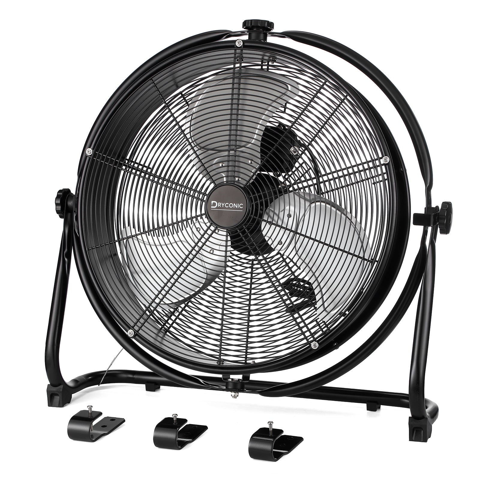 Dryconic wandventilator 500mm - Incl. wandbeugel - 3 snelheden - 360 graden draaibaar