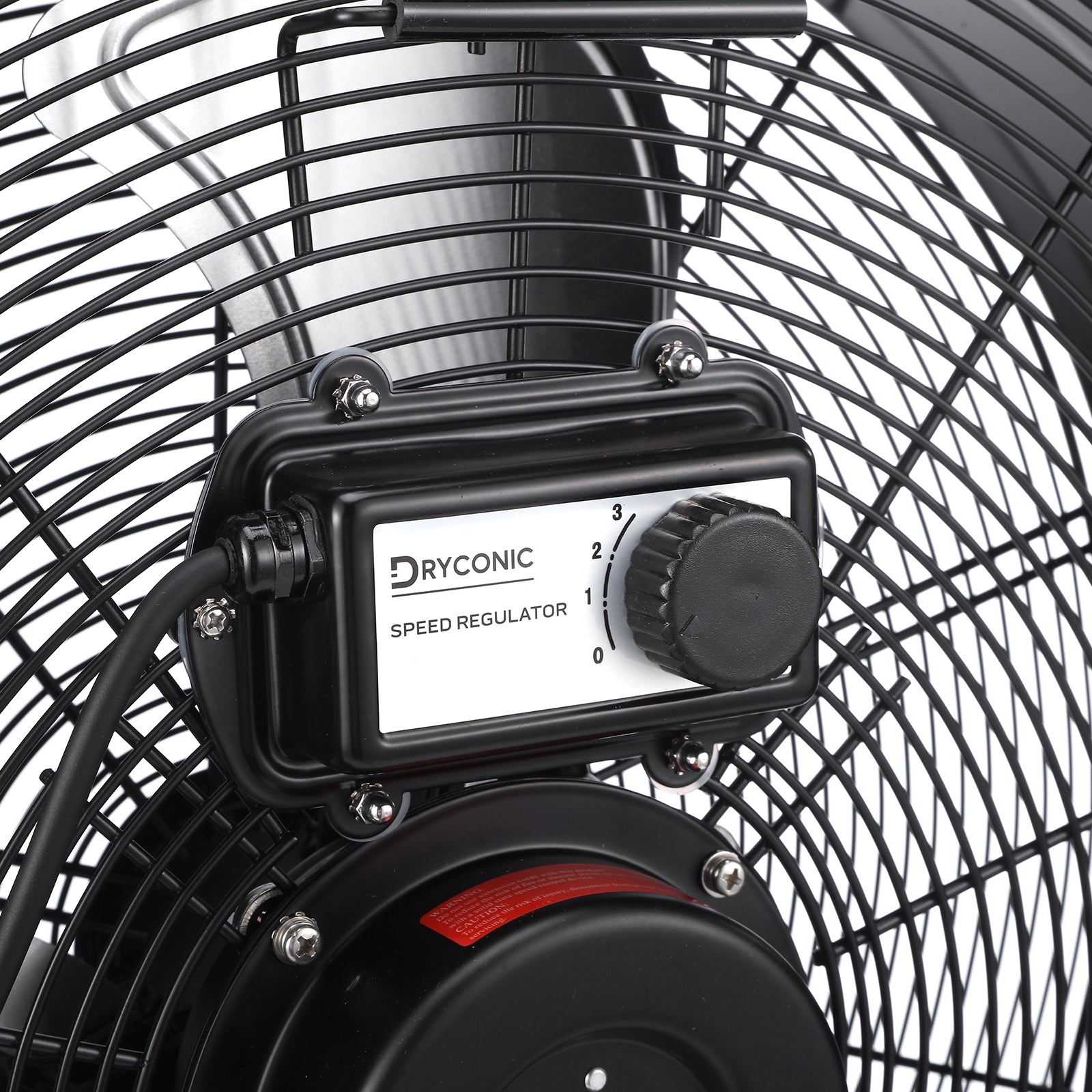 Dryconic wandventilator 500mm - Incl. wandbeugel - 3 snelheden - 360 graden draaibaar