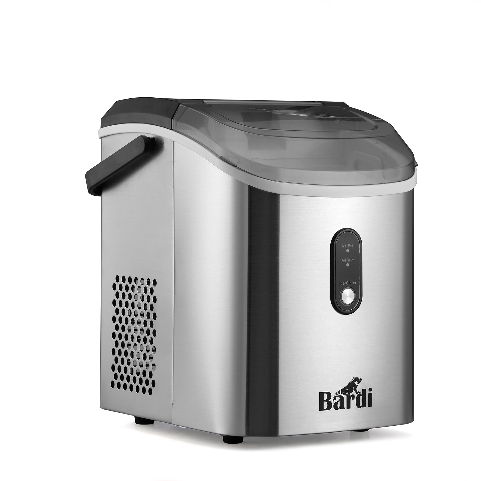 Bardi Nugget IJsblokjesmachine Rond 1,1L RVS - 15 kg/24 uur - incl. thermosbeker