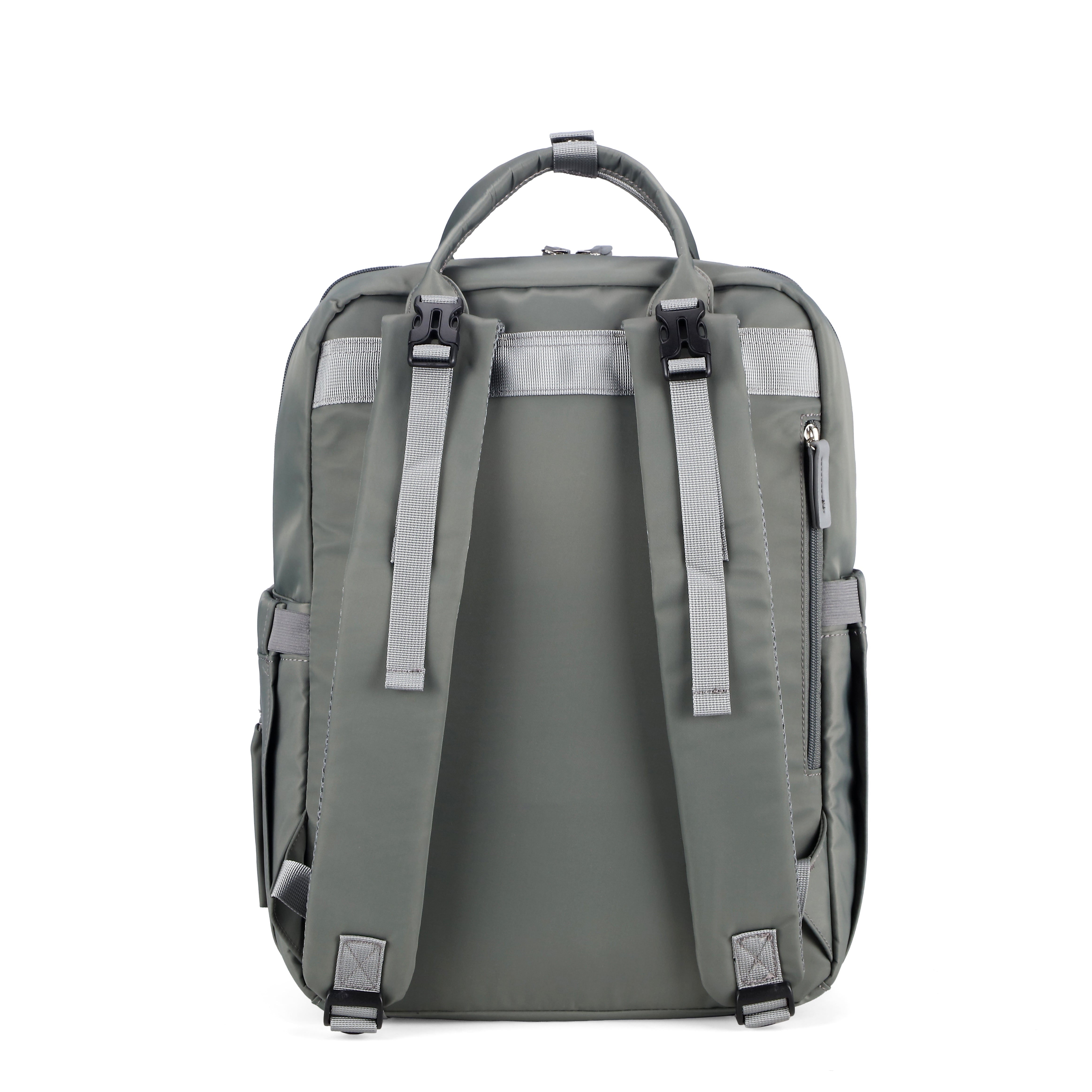Brisby slijtvaste Luiertas – verzorgingstas – met buggymontage - MISTGREEN