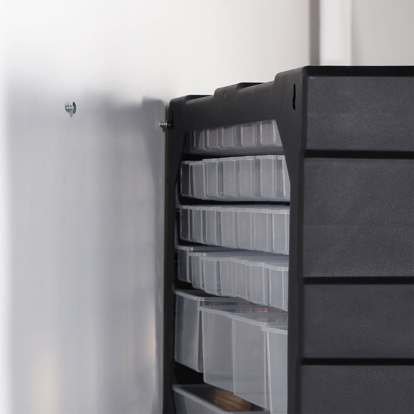 Packaway ladenkast met 38 laden - assortimentskast en opbergsysteem - blauw en zwart