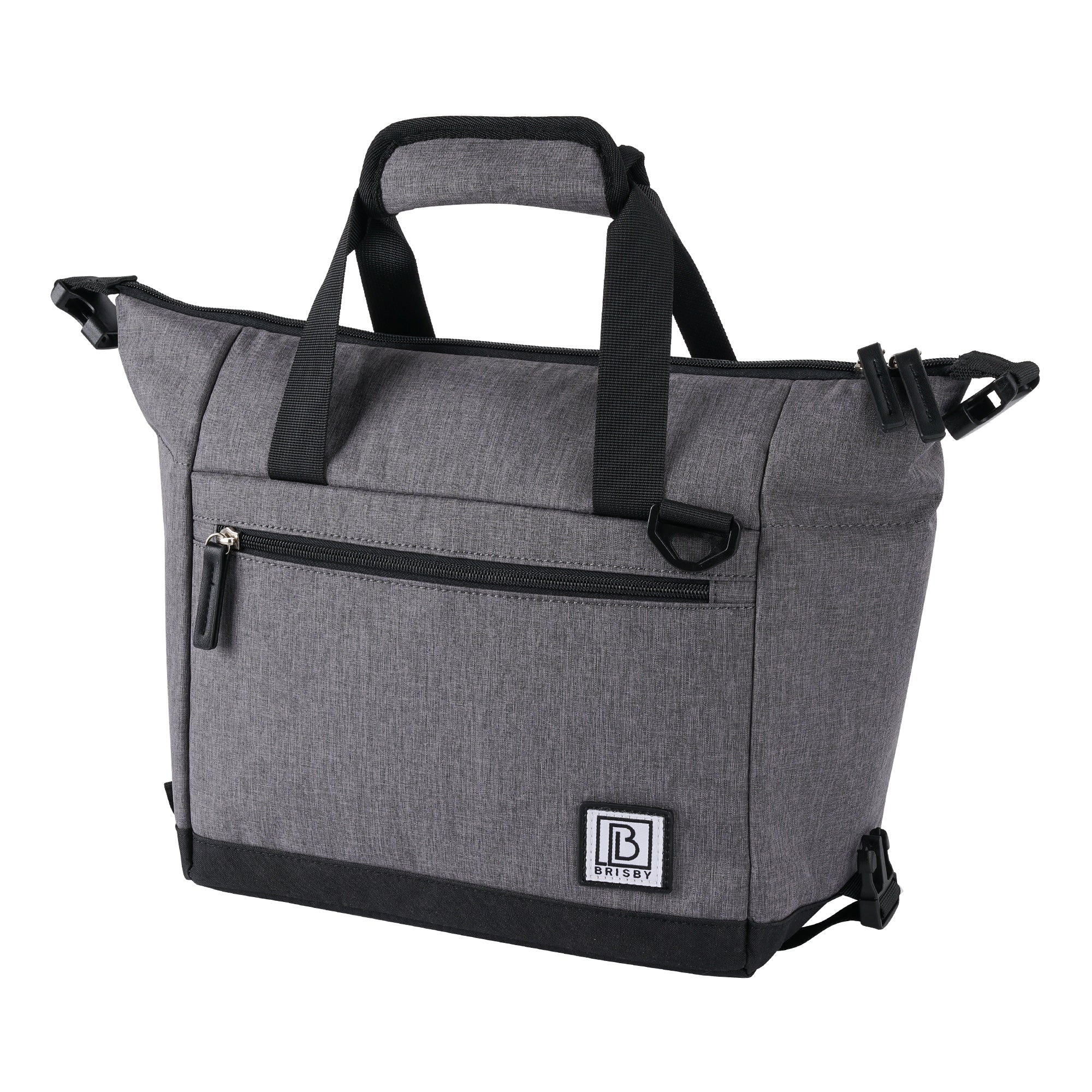 Brisby Koeltas 12L donkergrijs - incl. 2 koelelementen, schouderband