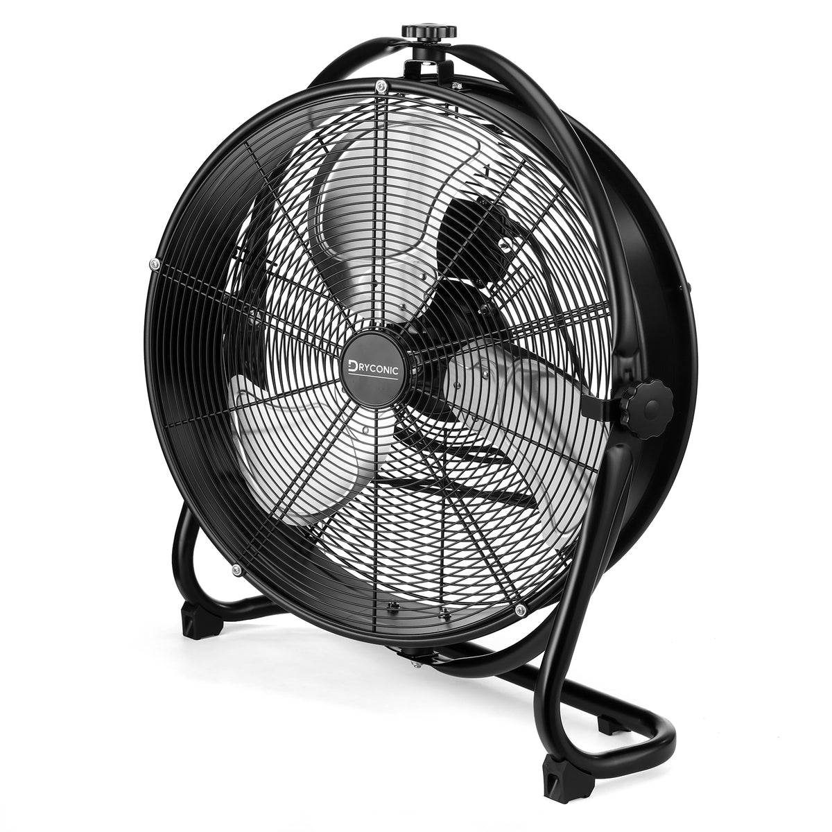 Dryconic 500mm. Professionele Ventilator met Beugel 360 Graden Draaibaar met 3 Snelheden en Ophangsysteem Voor Wandmontage