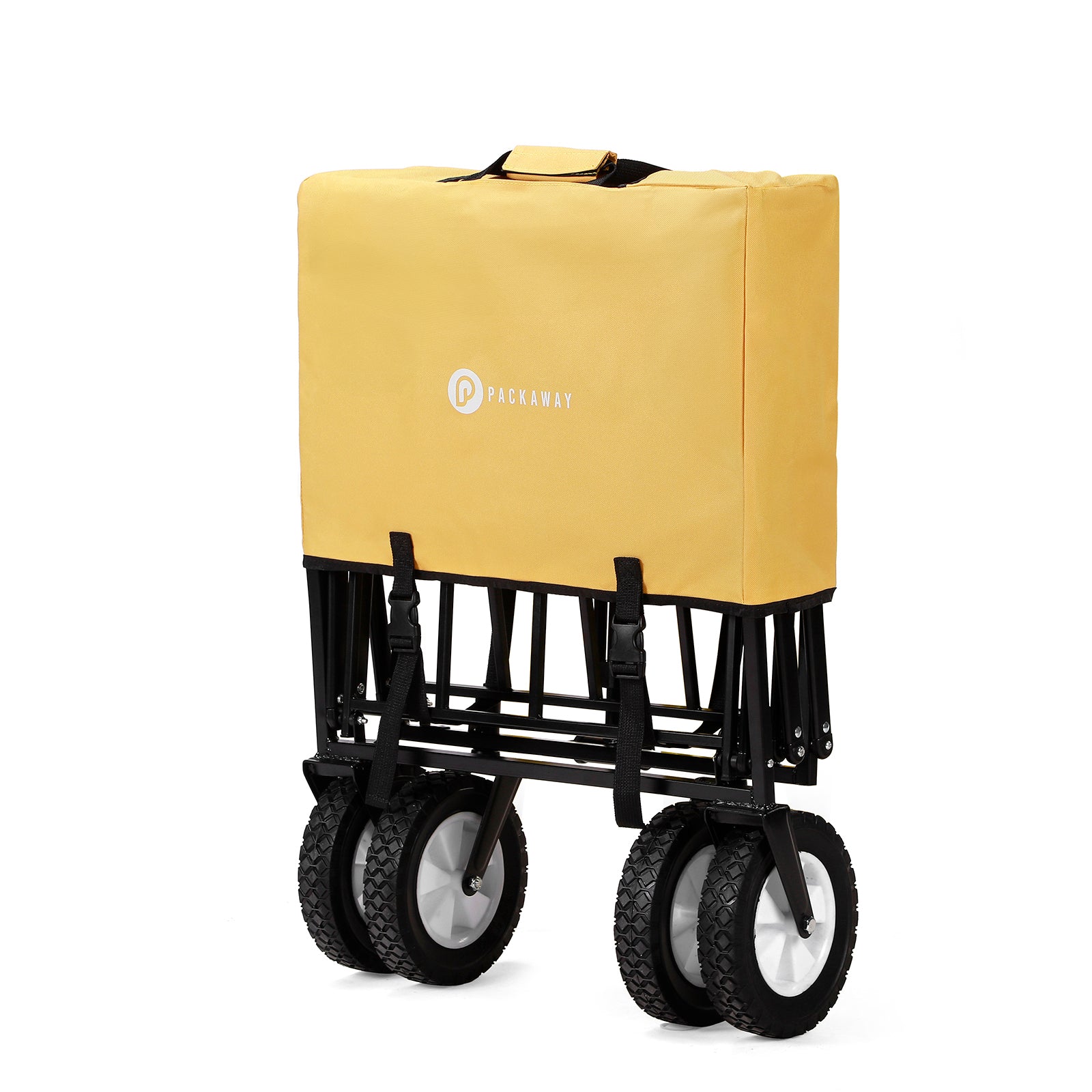 Packaway Bolderkar 70kg oker - opvouwbaar - wasbaar