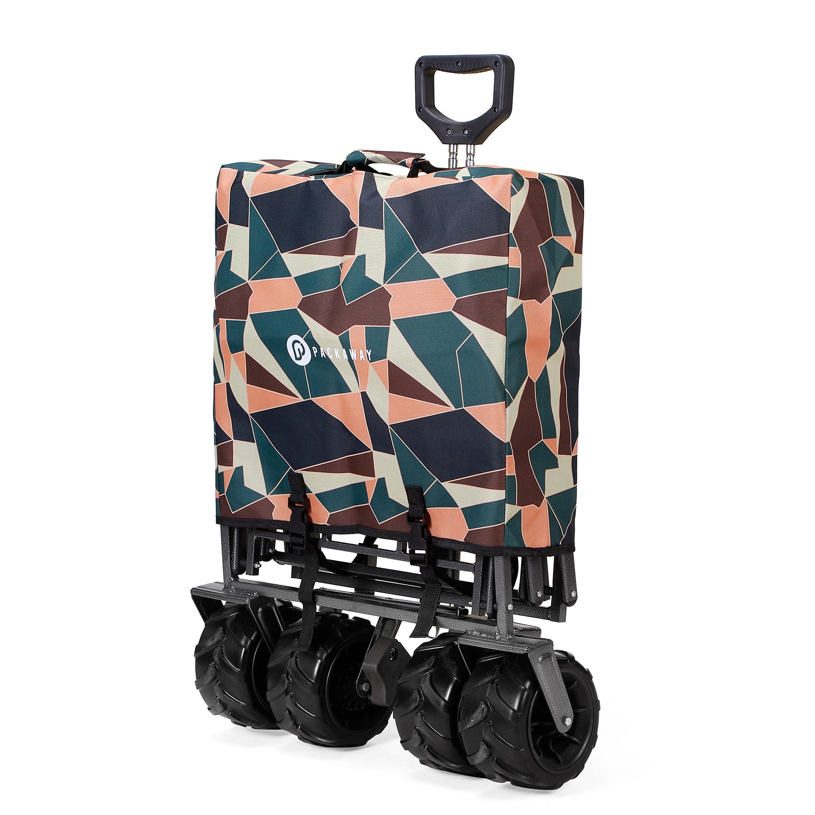Packaway Bolderkar XL 80kg abstract colours - opvouwbaar - heavy duty - wasbaar