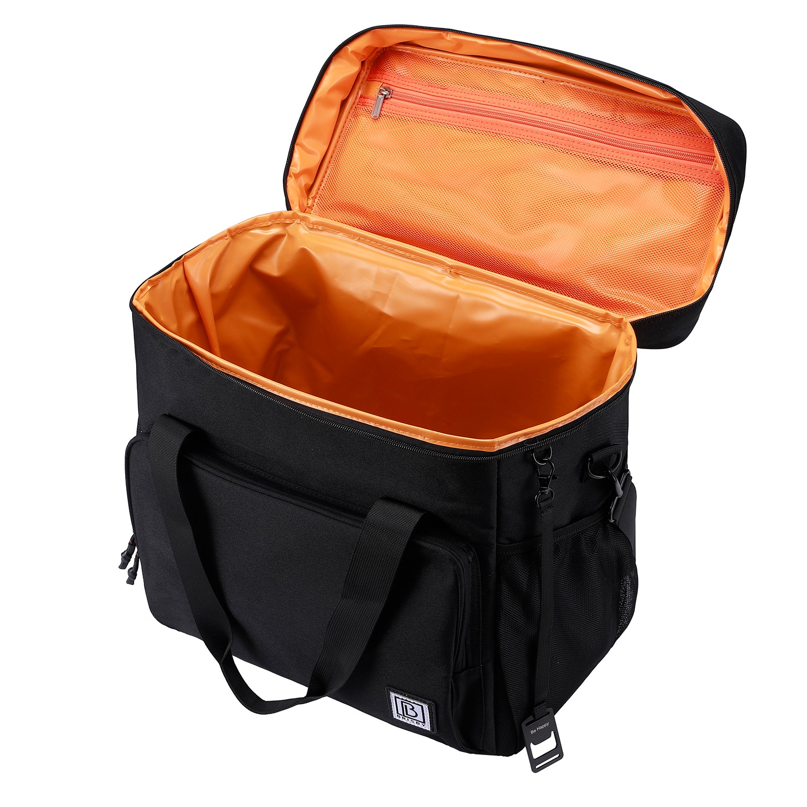 Brisby Koeltas 30L zwart-oranje - incl. 4 koelelementen
