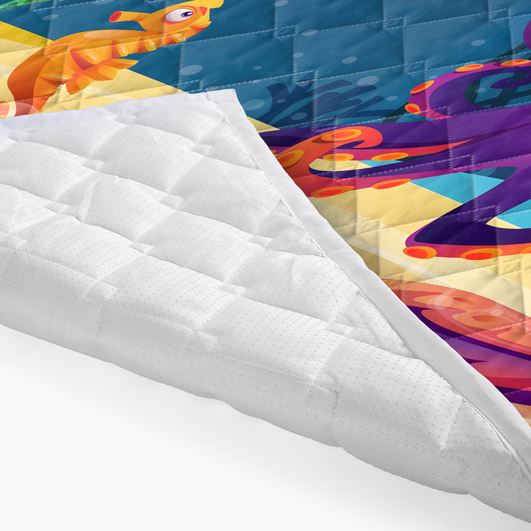 Play mat sealife 1 150x200 - heavy quality - play mat - anti-slip - washable