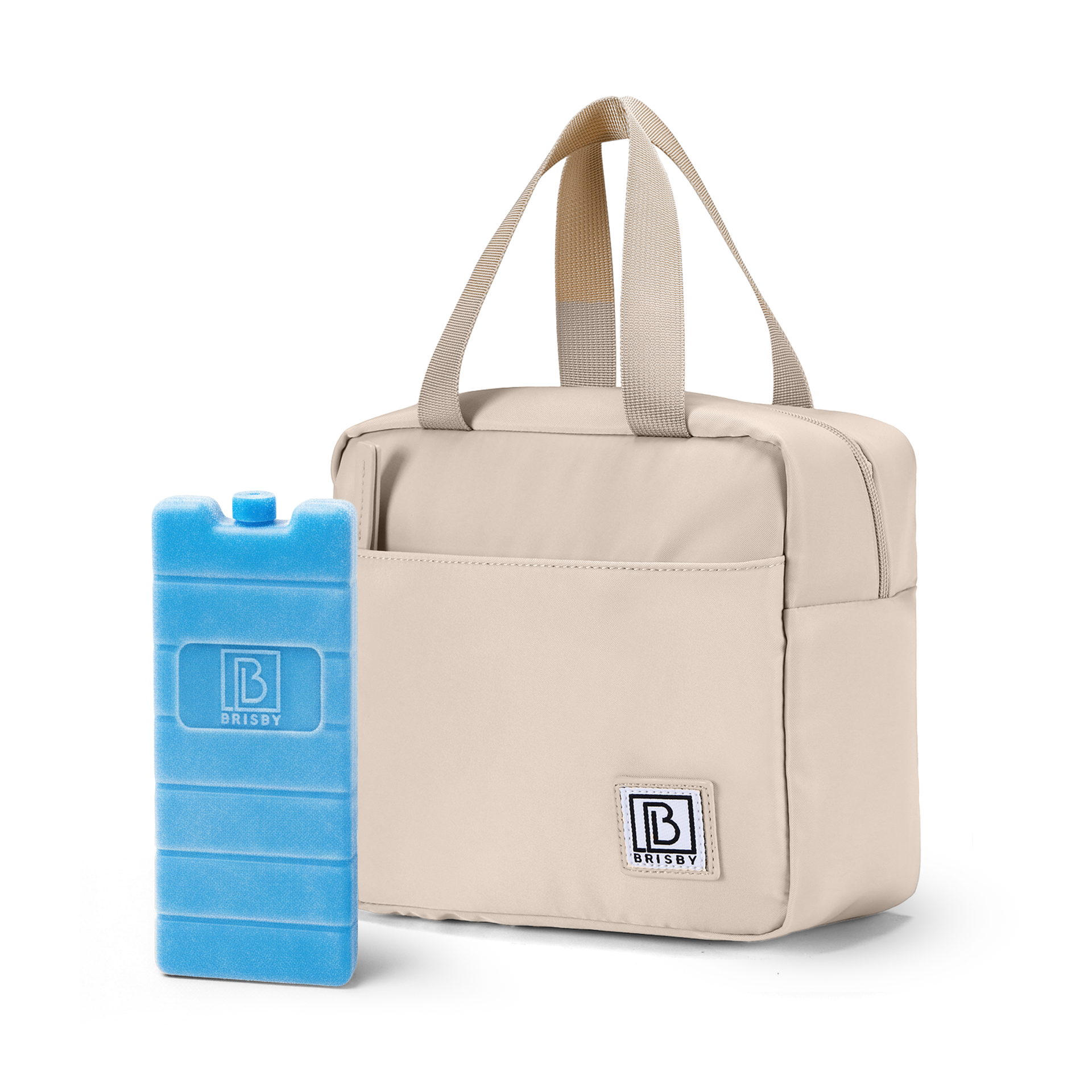 Brisby Koeltas Lunchtas 4L - Waterafstotend - Geïsoleerde Kolftas - Inclusief Koelelement - Smooth Champagne