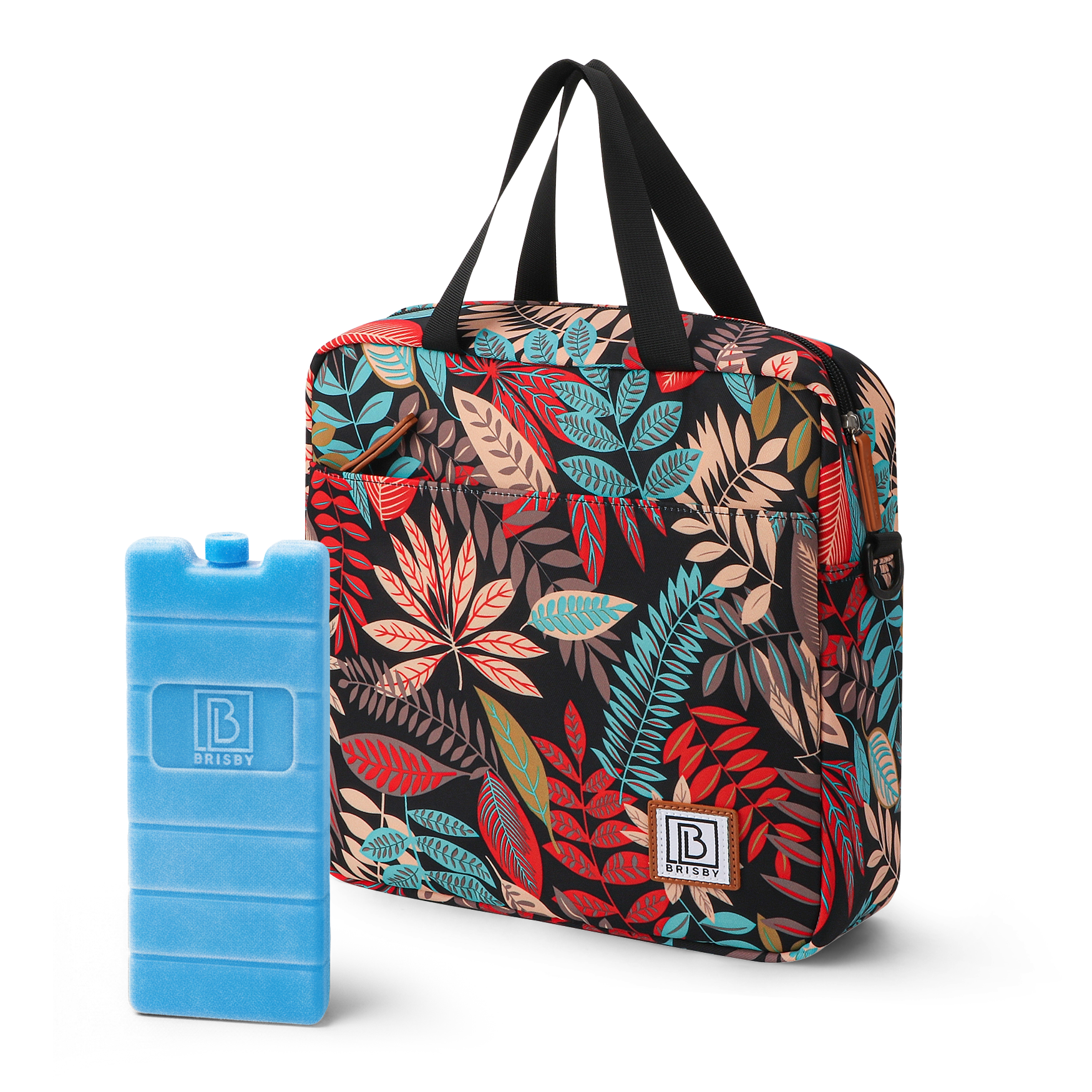 Brisby Koeltas 7L jungle - incl. 2 koelelementen, schouderband