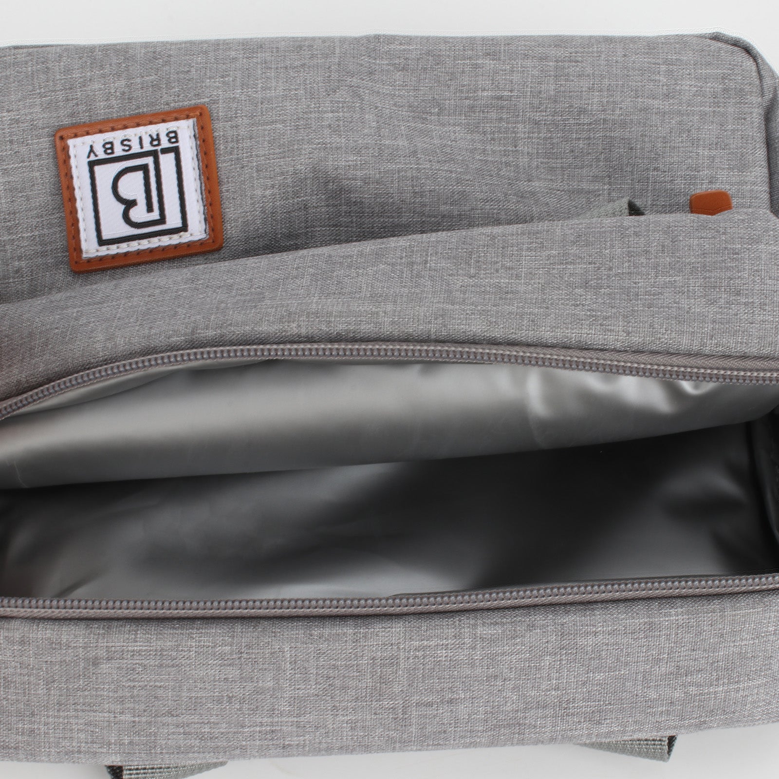 Brisby Koeltas Lunchtas 4L - Waterafstotend - Geïsoleerde Kolftas - Inclusief Koelelement - Lichtgrijs