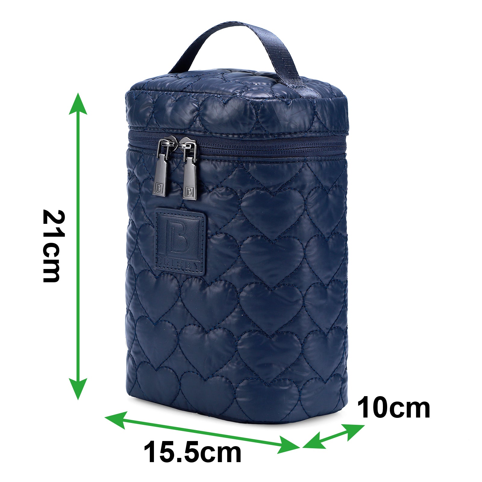 Florence diaper bag 17L blue - shoulder bag, changing bag - hard-wearing - incl. cool bag, changing mat and stroller hooks - nylon