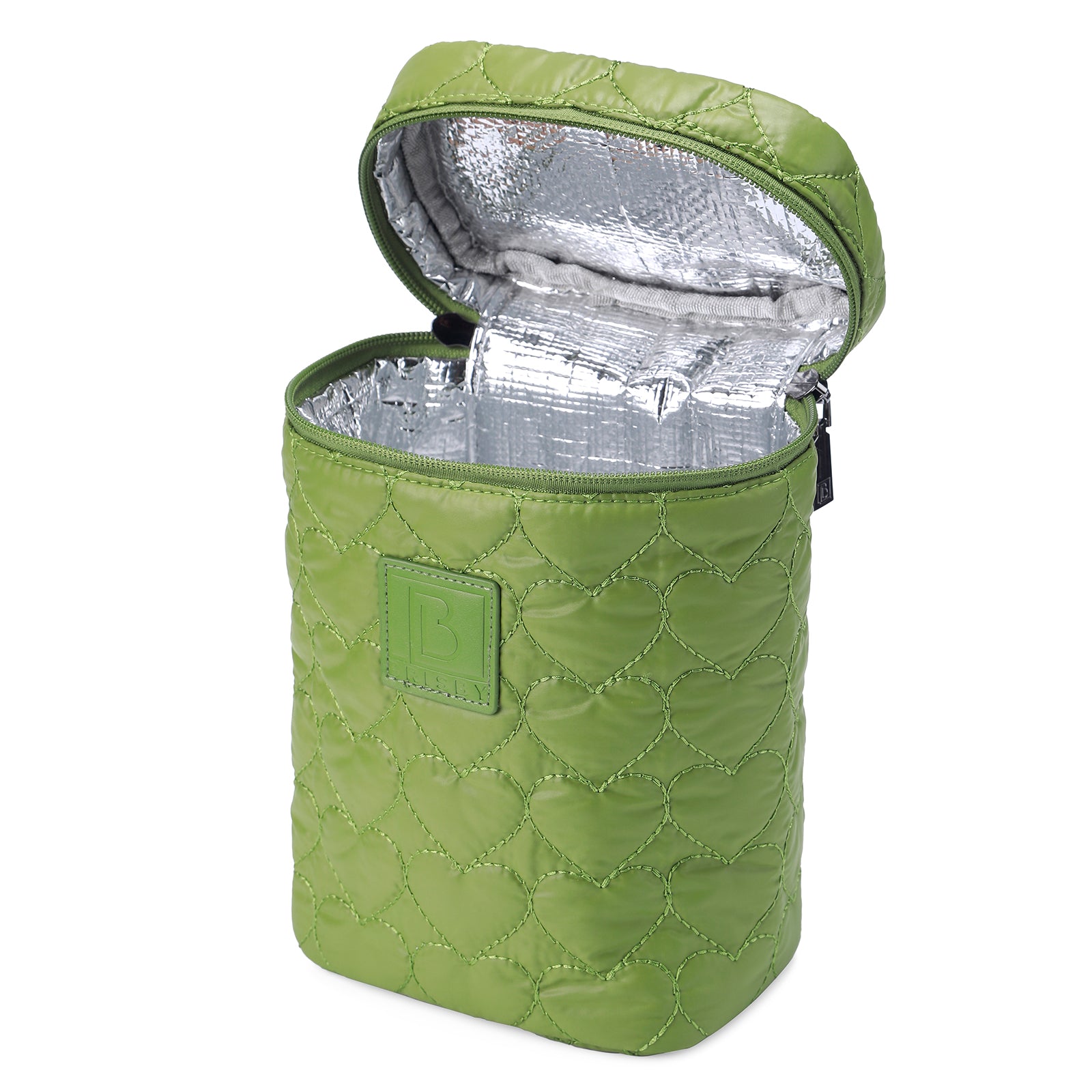 Florence diaper bag 17L green - shoulder bag, care bag - hard-wearing - incl. cool bag, changing mat and stroller hooks - nylon