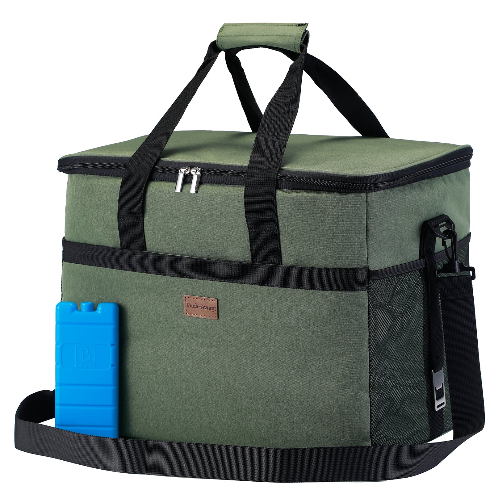 Packaway Koeltas 40L groen - incl. 6 koelelementen, draagband