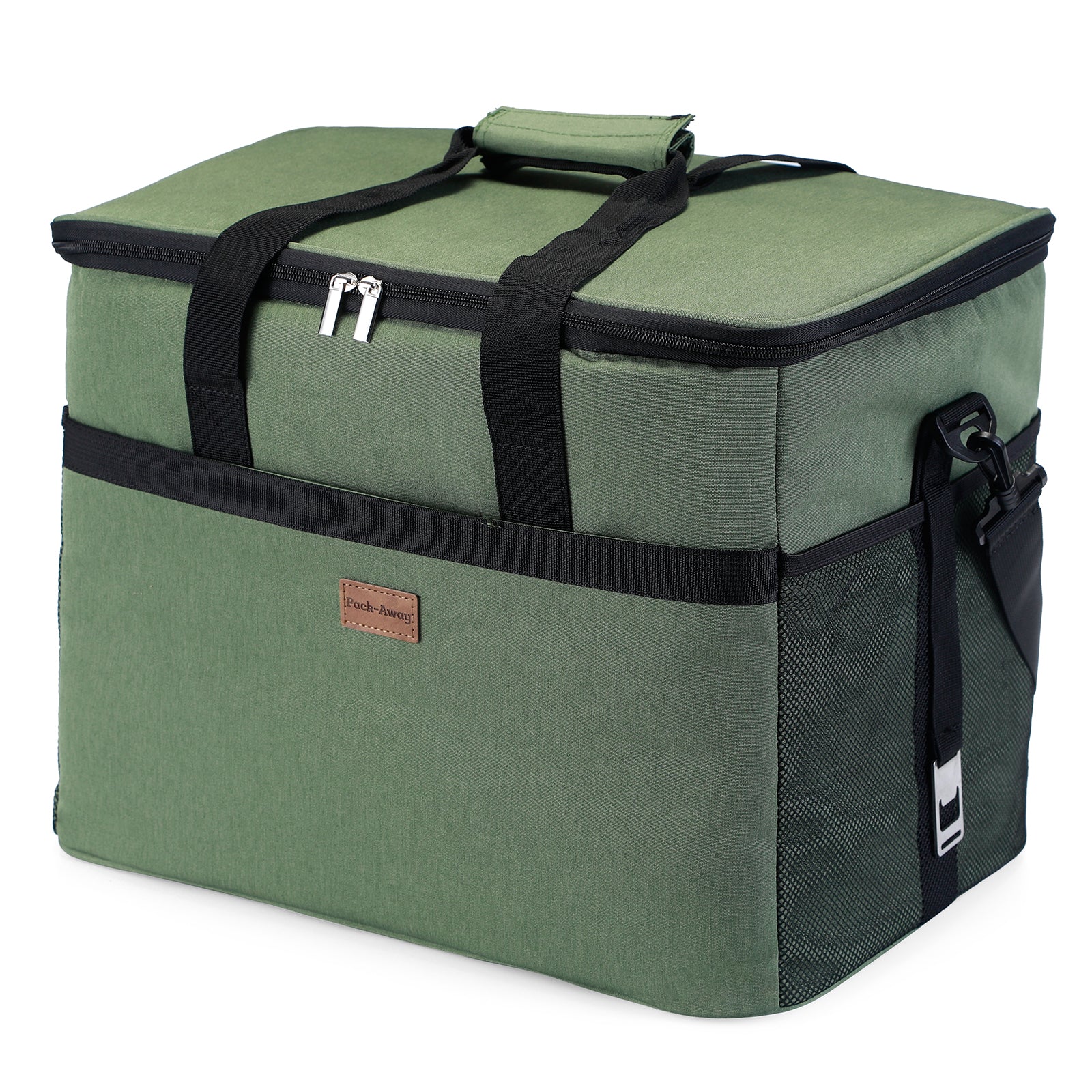 Packaway Koeltas 40L groen - incl. 6 koelelementen, draagband