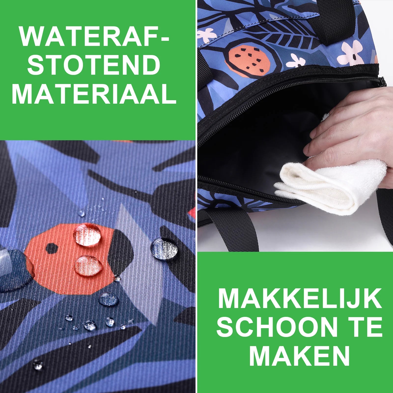 Koeltas 10L valencia - Lunchtas - 4-laags geïsoleerd - 2 gratis koelelementen - incl. schouderband