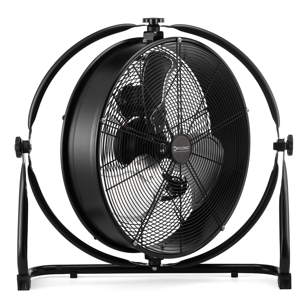 Dryconic 500mm. Professionele Ventilator met Beugel 360 Graden Draaibaar met 3 Snelheden en Ophangsysteem Voor Wandmontage