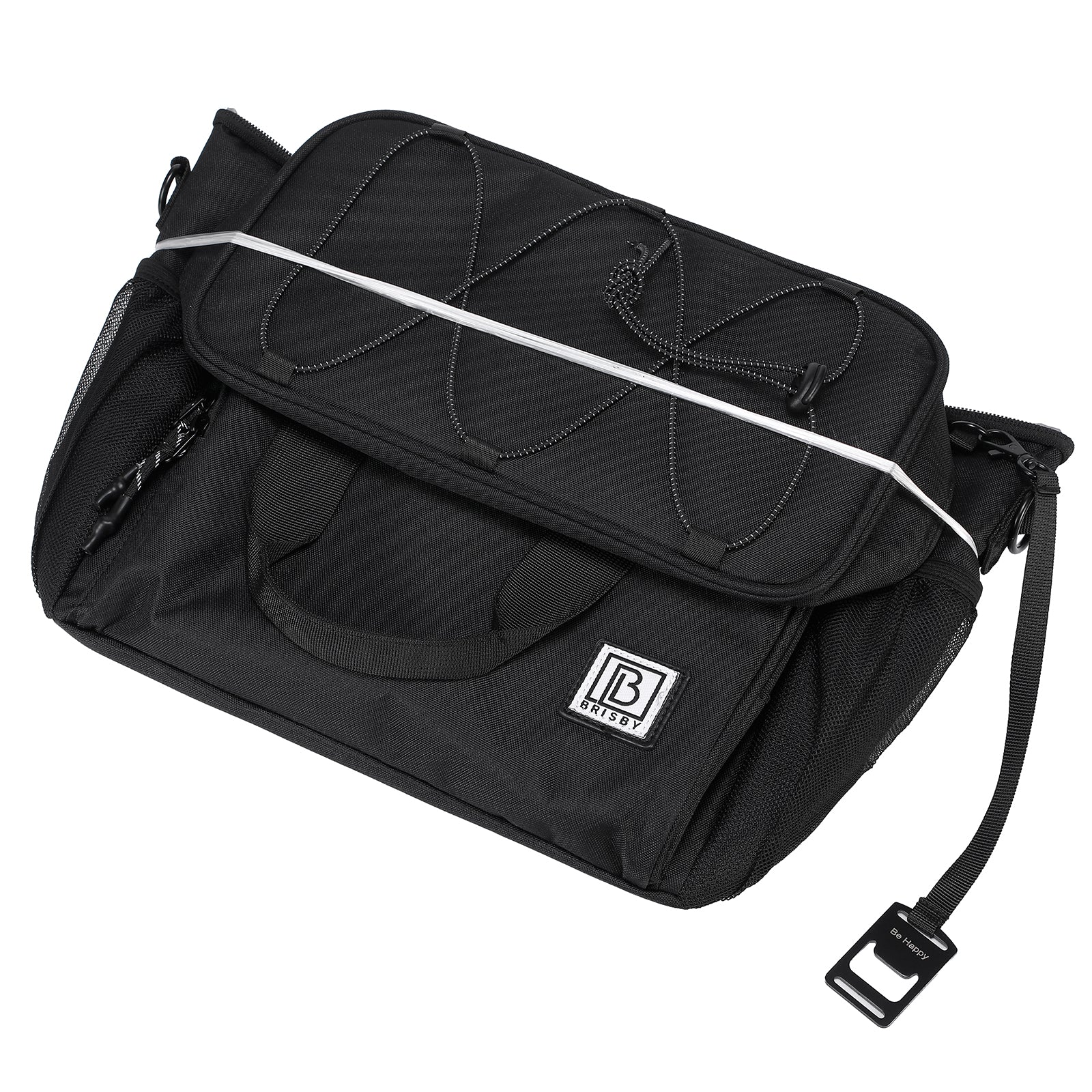 Brisby Koeltas 15L zwart - incl. 2 koelelementen, schouderband