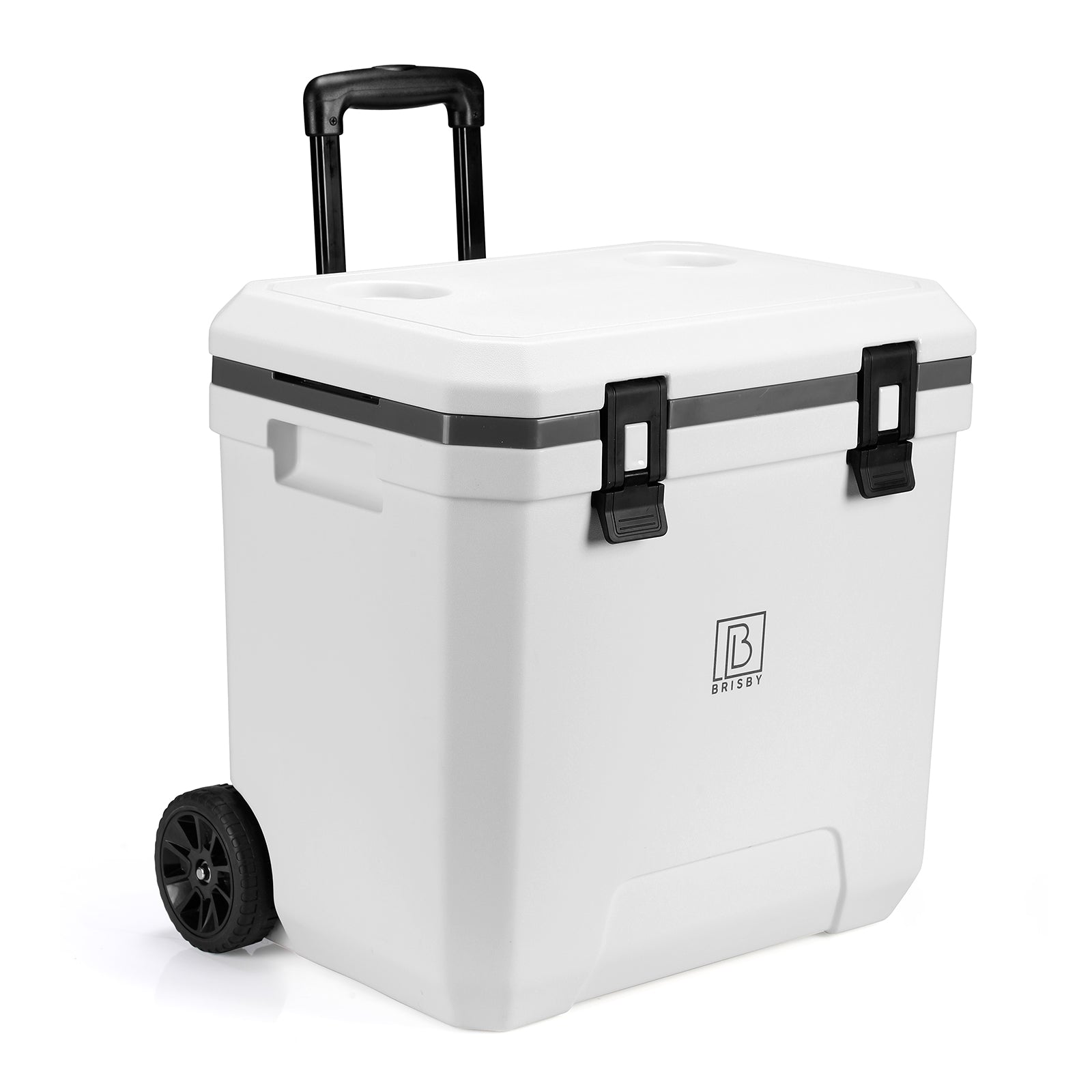Koelbox trolley 40L wit - Telescopisch handvat - incl. 4 koelelementen