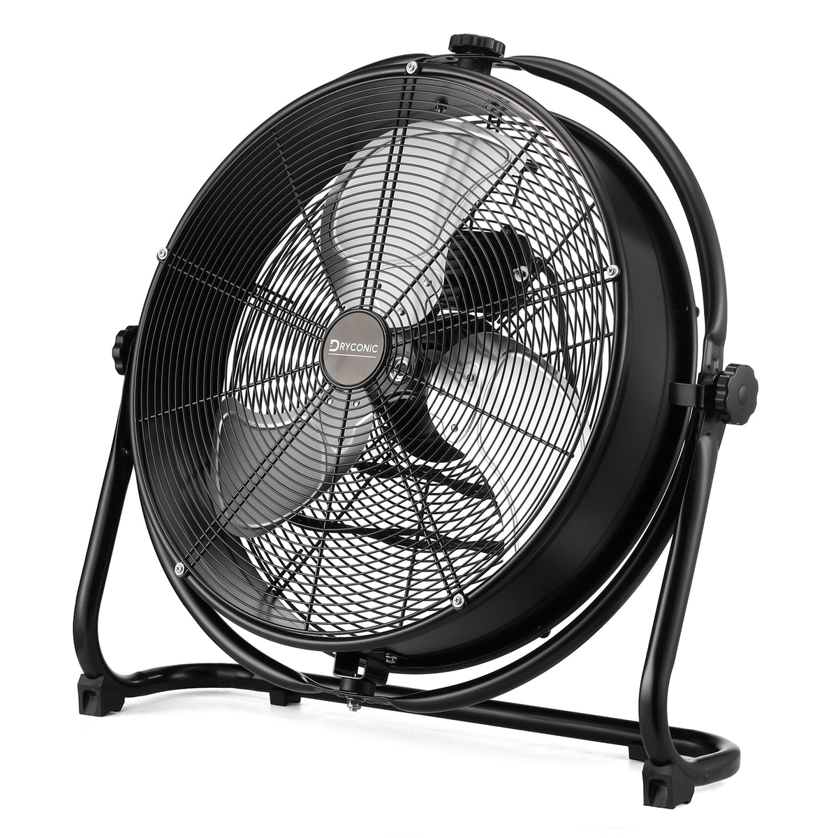 Dryconic 500mm. Professionele Ventilator met Beugel 360 Graden Draaibaar met 3 Snelheden en Ophangsysteem Voor Wandmontage