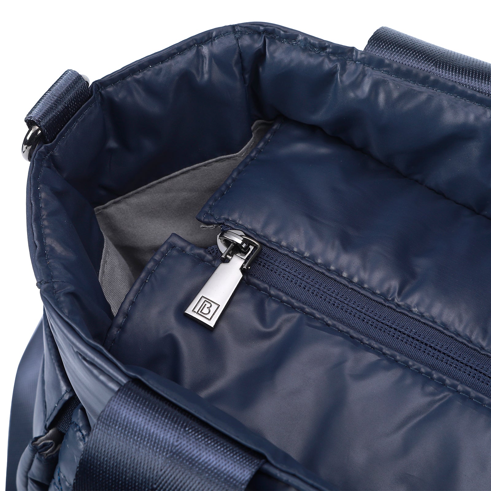 Florence diaper bag 17L blue - shoulder bag, changing bag - hard-wearing - incl. cool bag, changing mat and stroller hooks - nylon