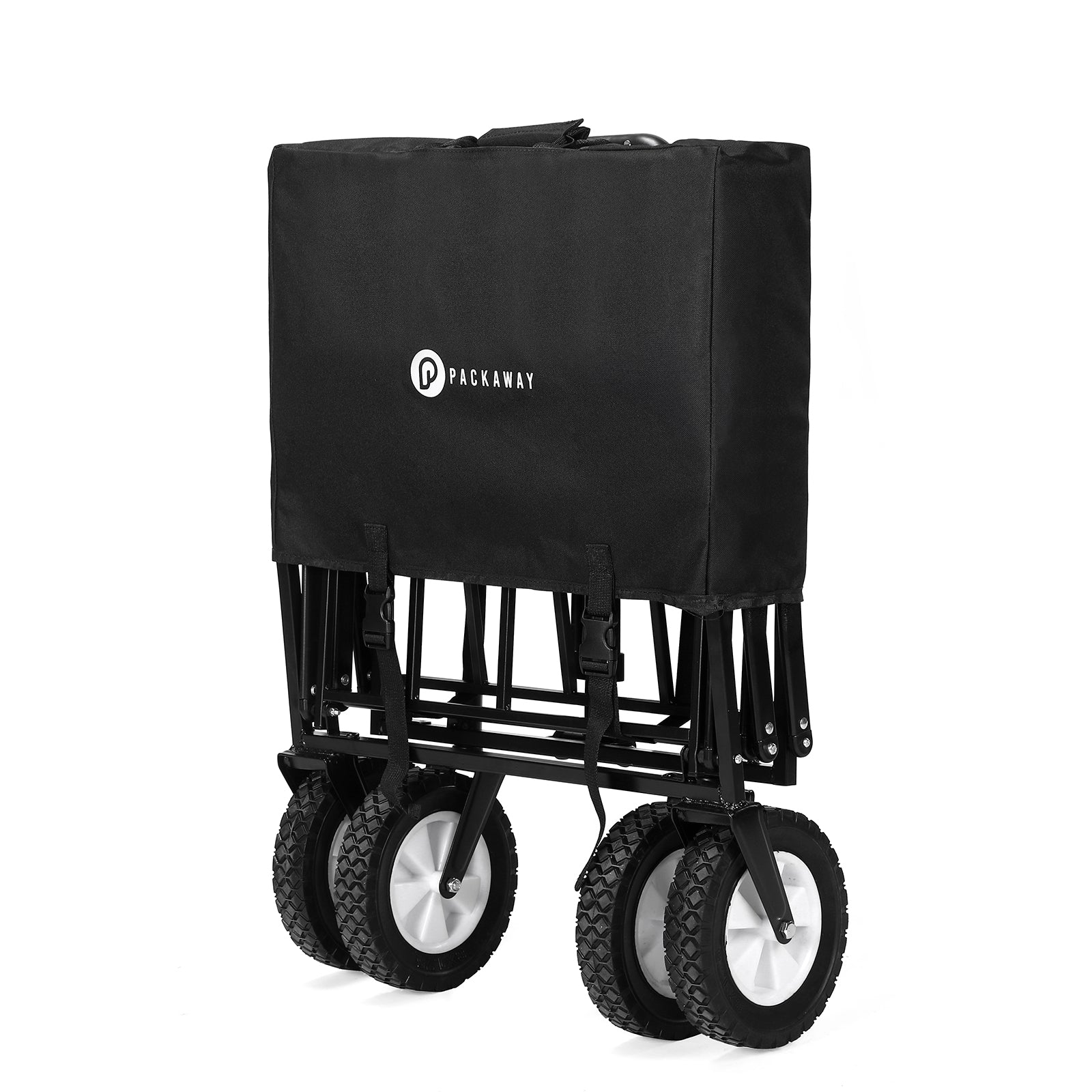 Packaway Bolderkar 70kg zwart - opvouwbaar - wasbaar
