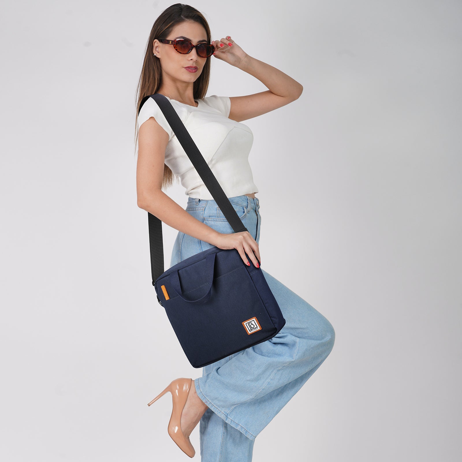 Koeltas 7L blauw - Lunchtas - 4-laags geïsoleerd - 2 gratis koelelementen - incl. schouderband