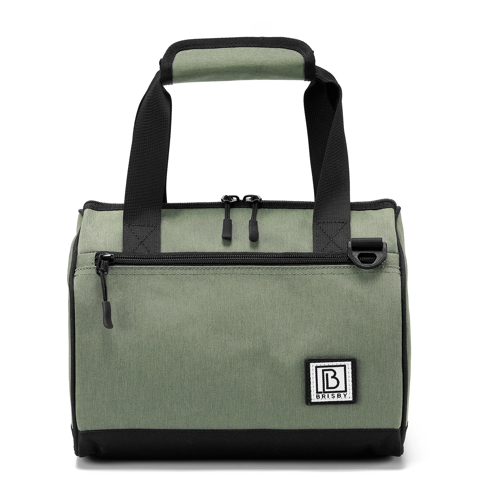 Cooler bag 10L green - Lunch bag - 4-layer insulated - 2 free cooling elements - incl. shoulder strap