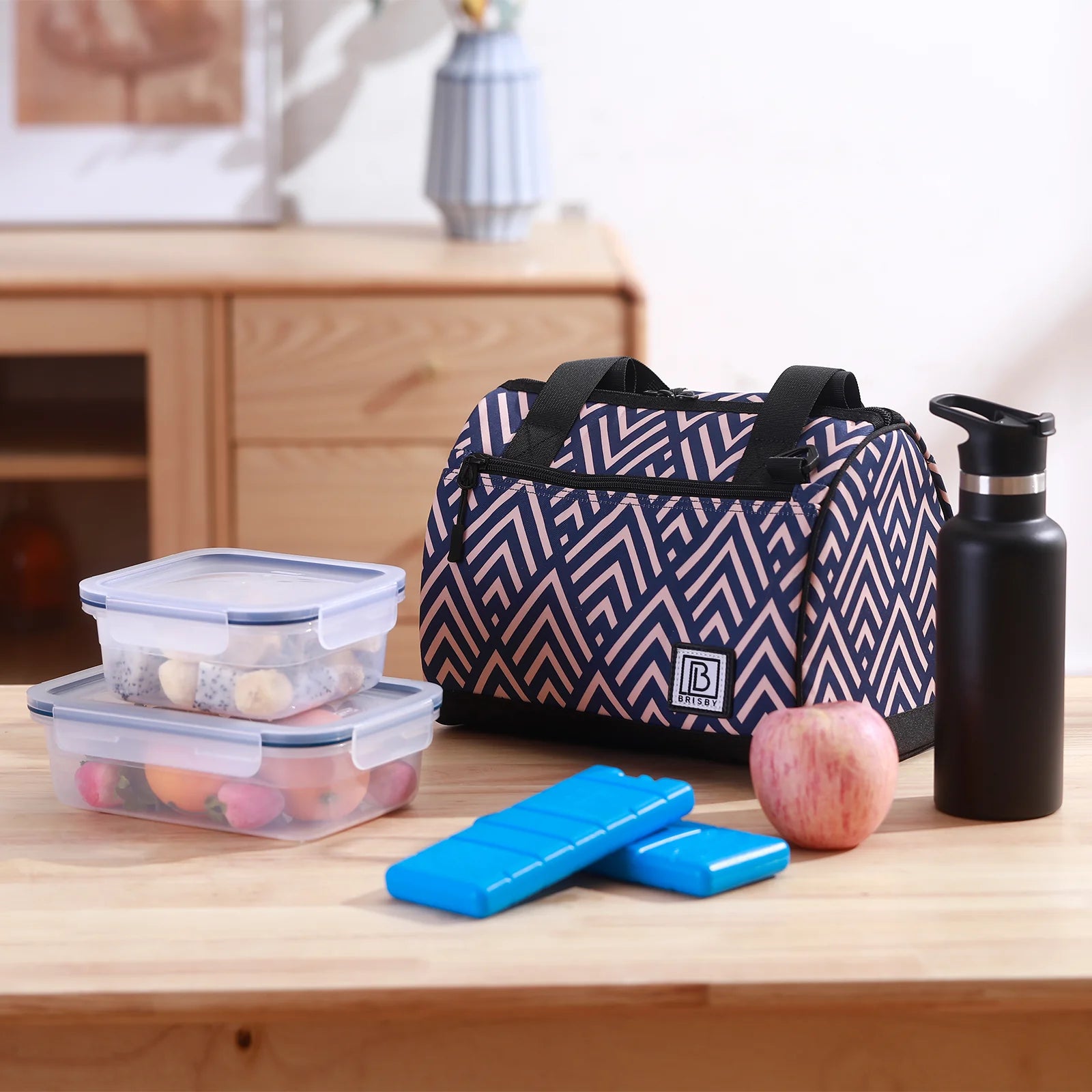Koeltas 10L vibe - Lunchtas - 4-laags geïsoleerd - 2 gratis koelelementen - incl. schouderband