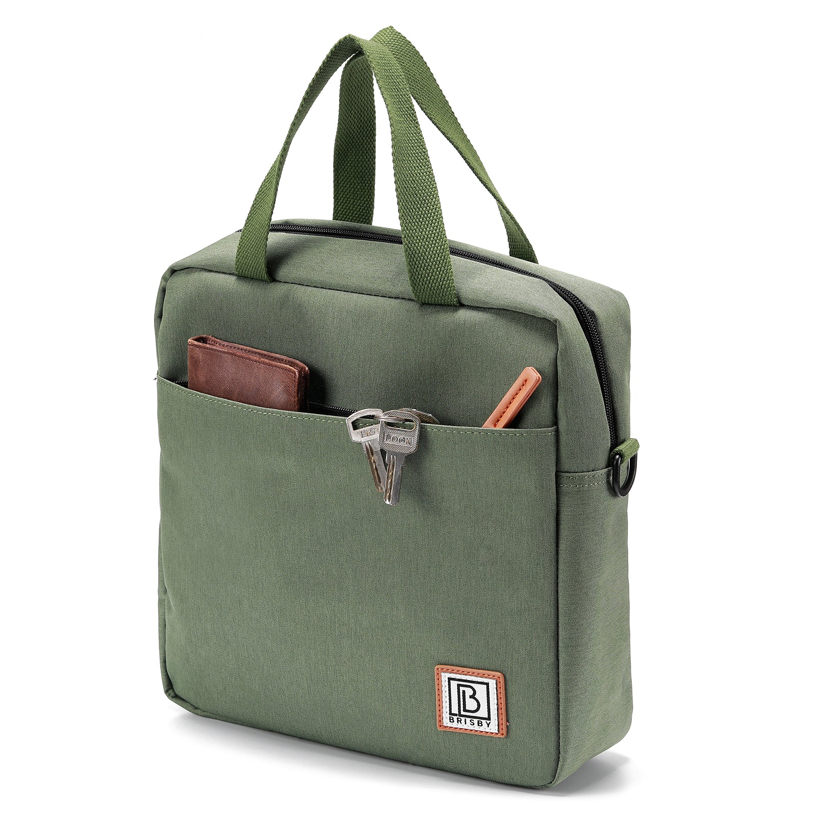 Cooler bag 7L green - Lunch bag - 4-layer insulated - 2 free cooling elements - incl. shoulder strap