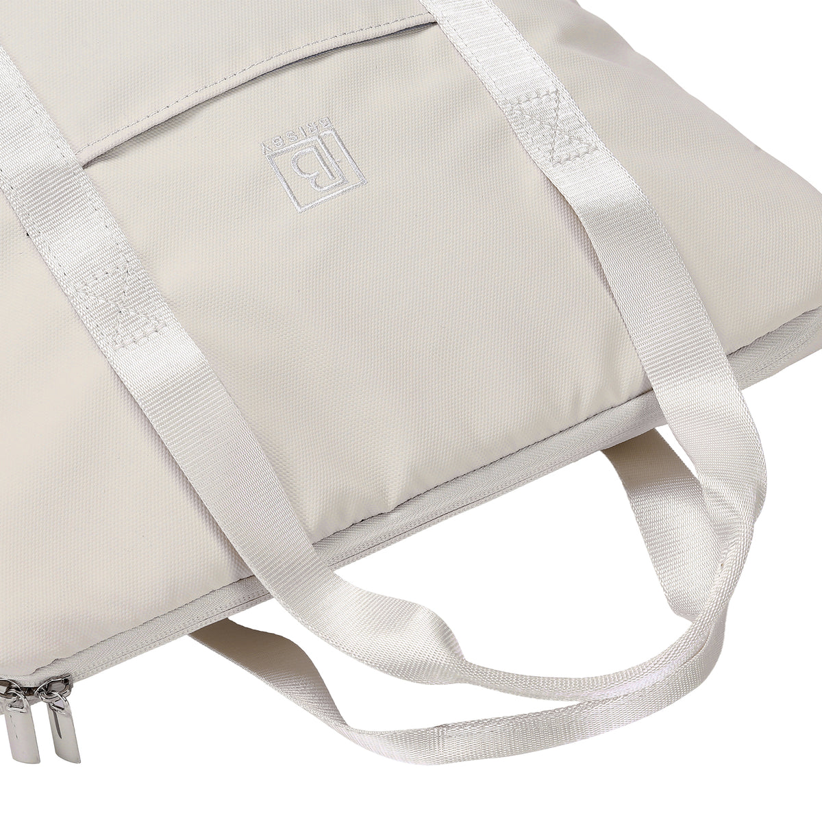 Brisby Koeltas Lunchtas 9L – 4-Laags Geïsoleerd – Inclusief 2 Koelelementen – Waterafstotend – Voor Werk, School & Onderweg - Crème