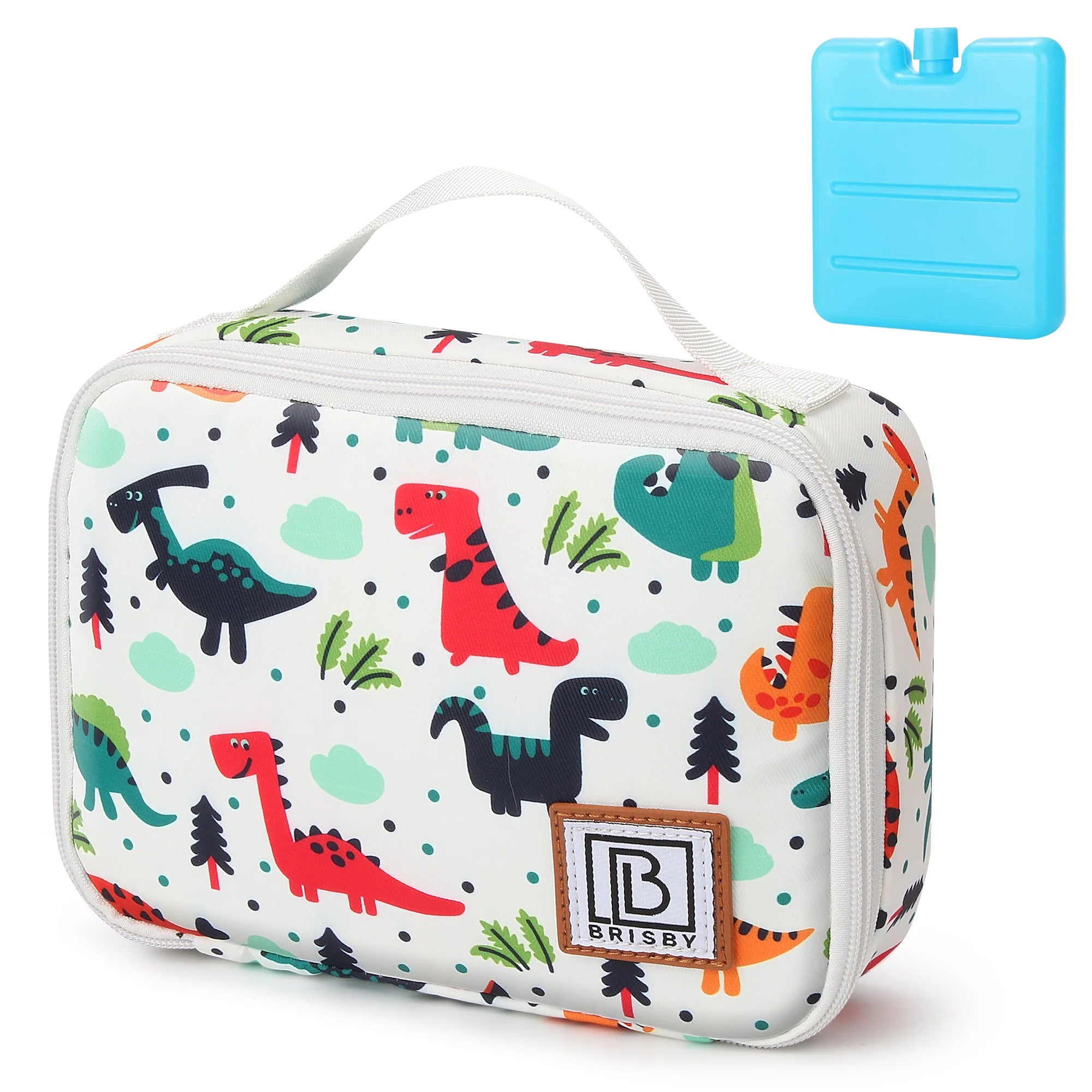 Cooler bag 1.5L dinosaur - 4-layer insulated - free cooling element