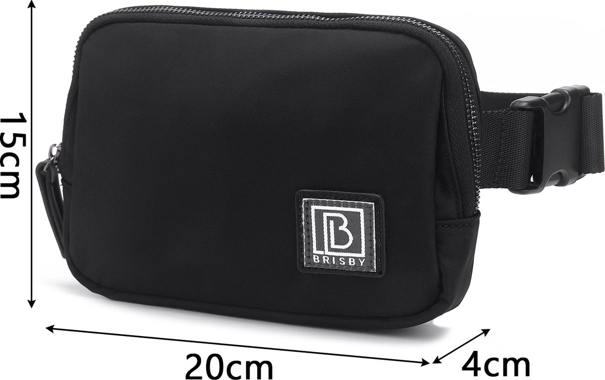Brisby Heuptas 1L zwart - buideltas