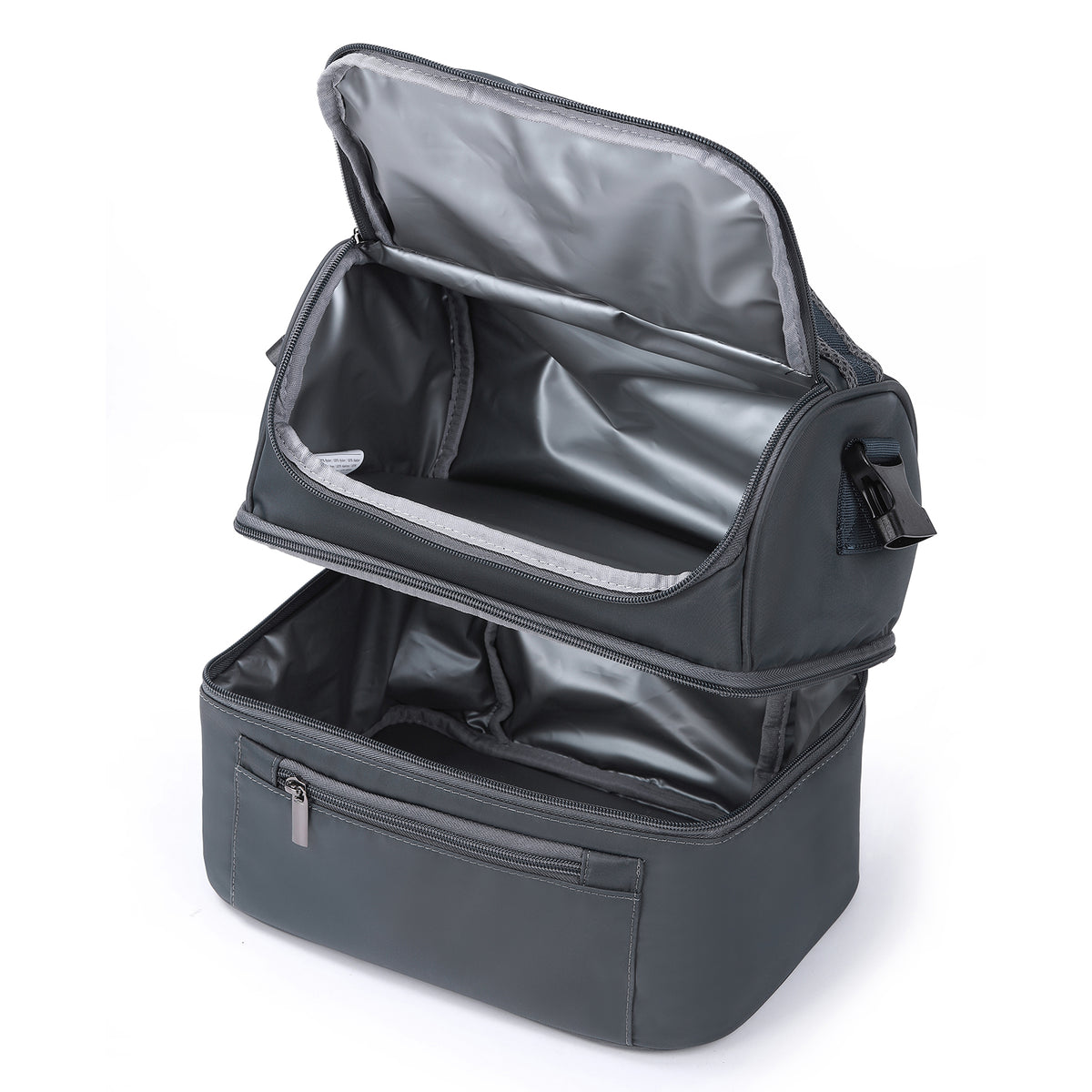 Brisby Koeltas Lunchtas 11 Liter – 4-Laags Geïsoleerd – Inclusief 2 Koelelementen – 2 Compartimenten – Schouderband – Tot 10 Uur Koel - Urban Blue