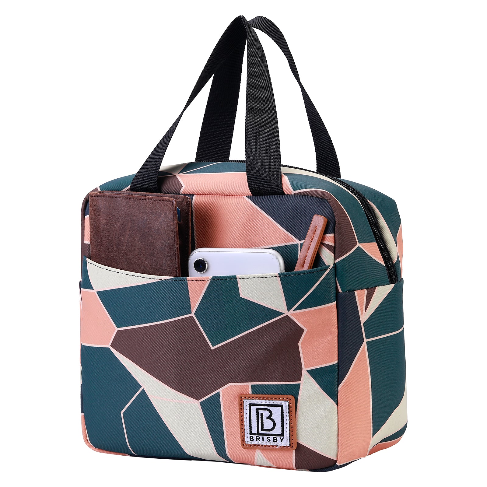 Cooler bag 4L abstract colours - 4-layer insulated - free cooling element