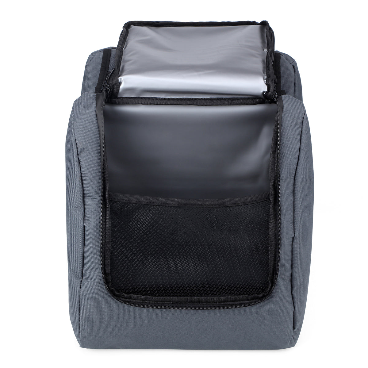 Brisby Dubbele Fietstas 28 Liter – Koeltas en Lunchtas – 4-laags Geïsoleerd – Voor Gewone en Elektrische Fiets – Waterafstotend met Waterdichte Ritsen – Urban Blue